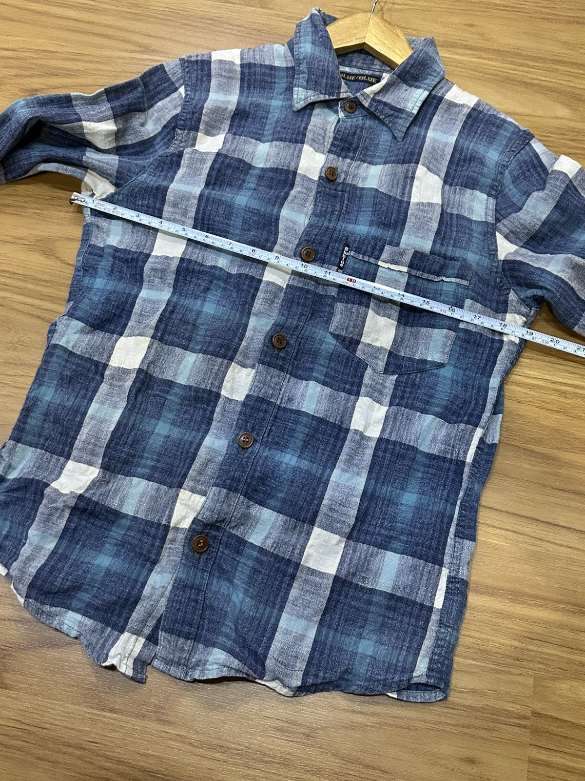 Blue Blue Japan Blue Blue Japan Indigo Dyed Flannel Button Up Shirt Size US M / EU 48-50 / 2 - 15 Thumbnail