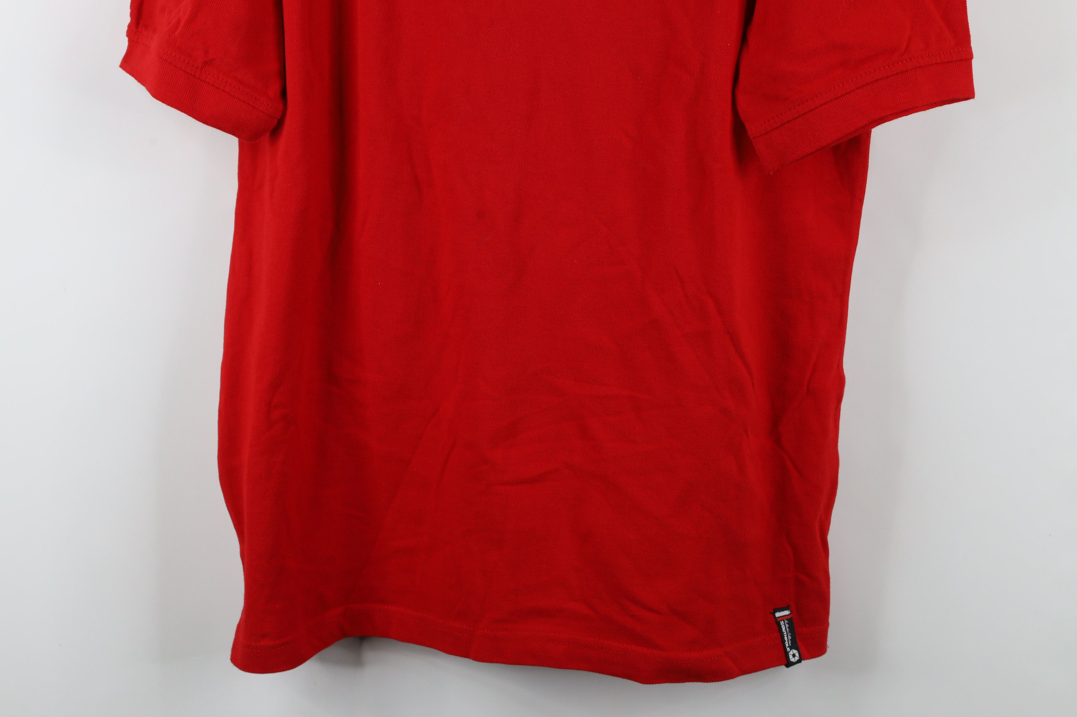 Southpole × Vintage Vintage Y2K Southpole Crest Collared Polo Shirt Red Cotton Size US L / EU 52-54 / 3 - 3 Thumbnail