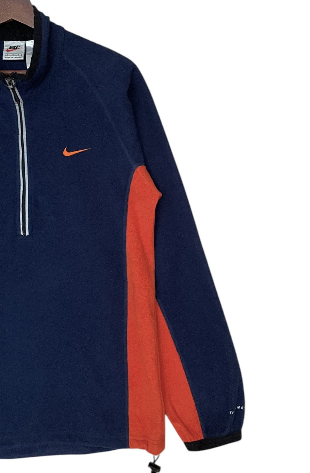 Nike × Vintage Vintage Brand Nike Half Zipper Nylon Jacket 1990s Size US L / EU 52-54 / 3 - 4 Thumbnail