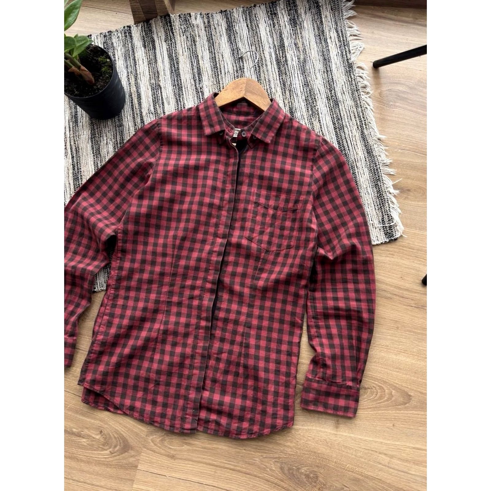 Golden Goose GOLDEN GOOSE DELUXE VENEZIA SHIRT Woomen Long Sleeve Button Up Luxury Red S Size S / US 4 / IT 40 - 4 Thumbnail