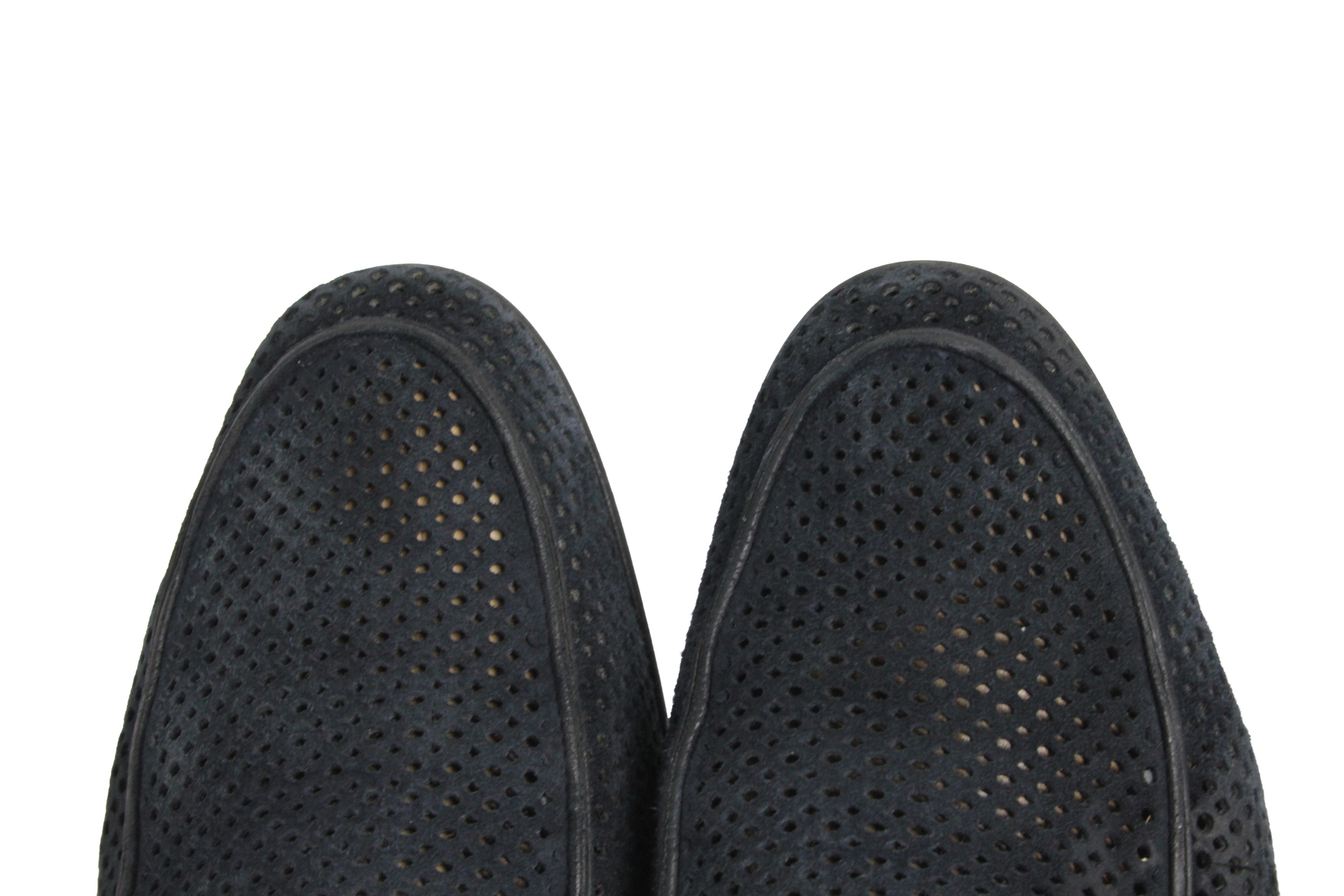 John Galliano 00S Logo Y2K Style Suede Mesh Loafers Vintage Size US 11 / EU 44 - 6 Thumbnail