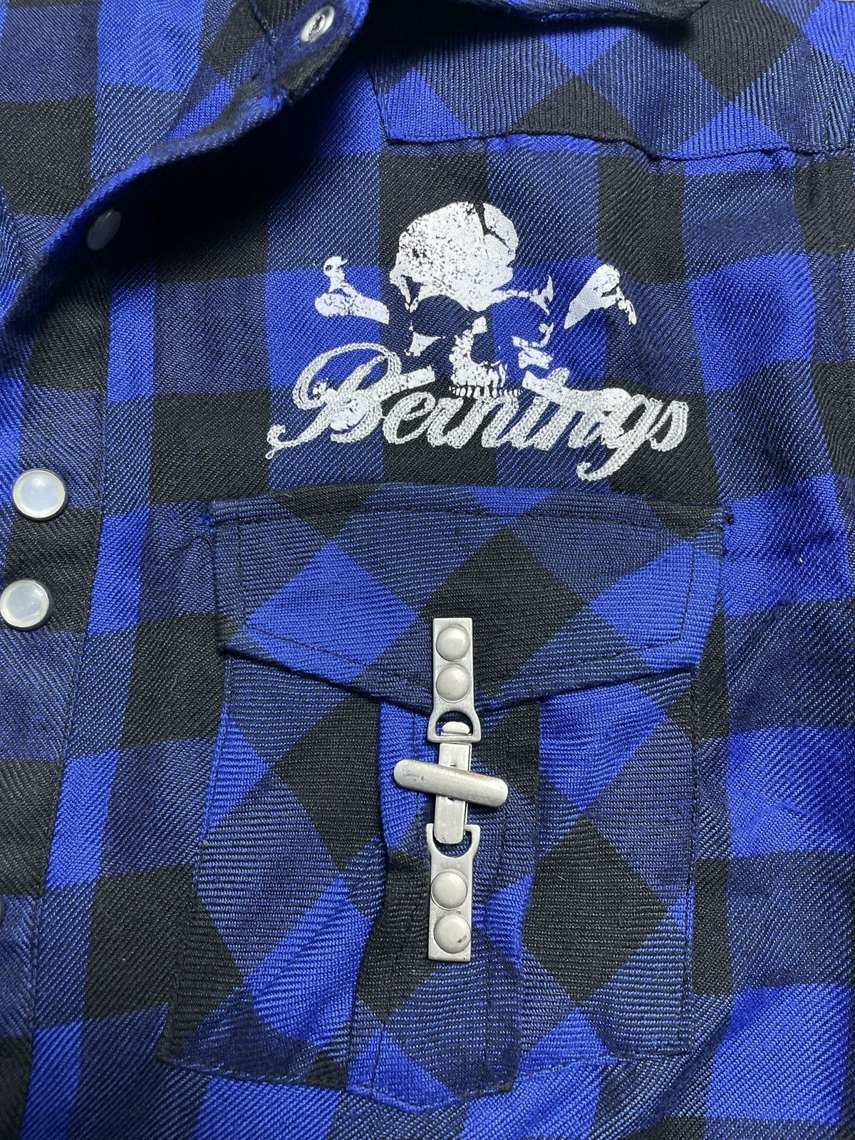 KMRii 2000’s Berning Sho - Vkei Style Poem Skull Logo Button Shirt Size US M / EU 48-50 / 2 - 9 Thumbnail