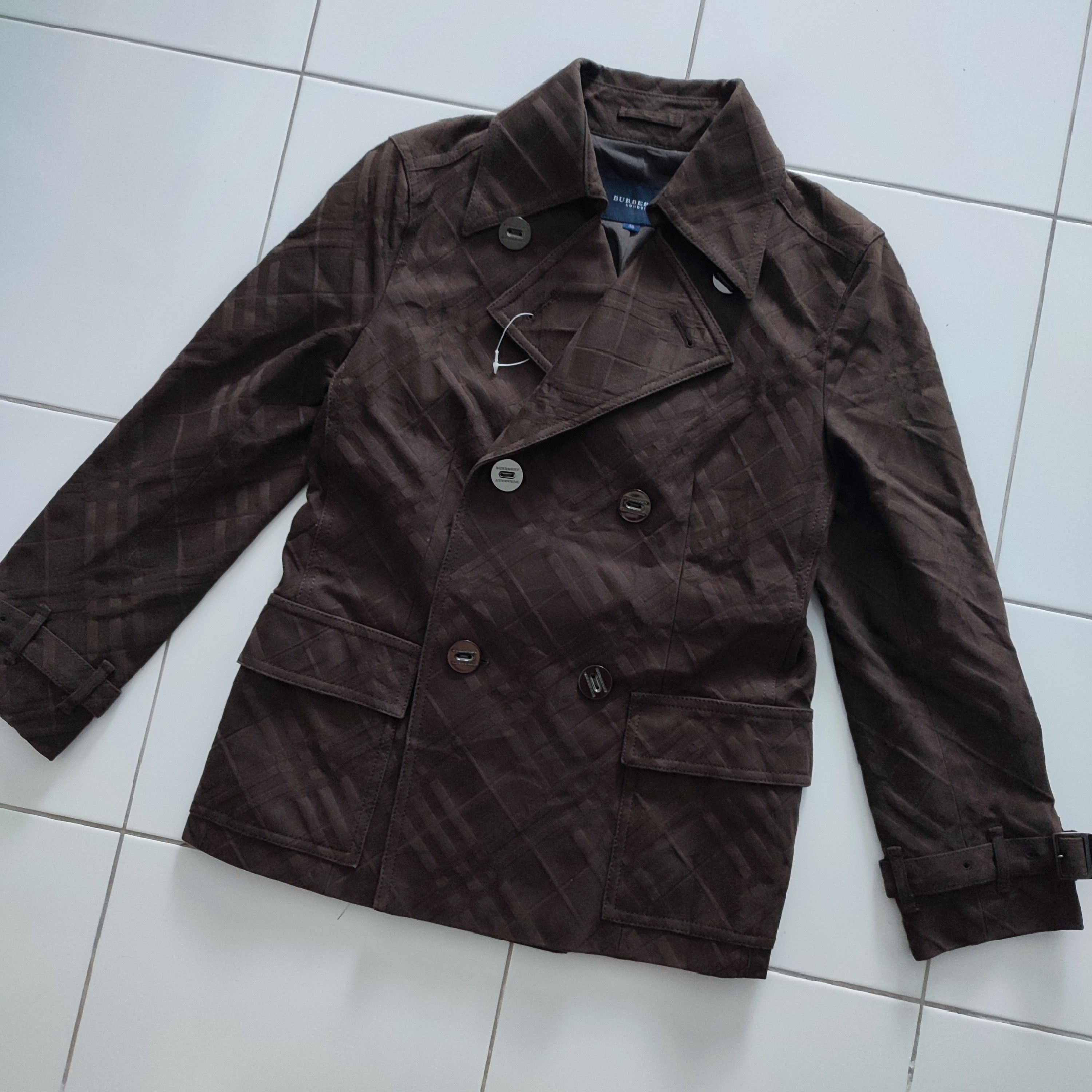 Burberry × Burberry Prorsum × Designer 🔥STEALS🔥Very Rare Burberry London Nova Embossed Blazer Size XS / US 0-2 / IT 36-38 - 5 Thumbnail