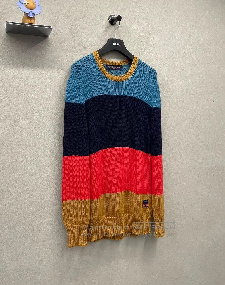 Louis Vuitton Louis Vuitton Colorblock Knit Sweater. Size US S / EU 44-46 / 1 - 3 Thumbnail