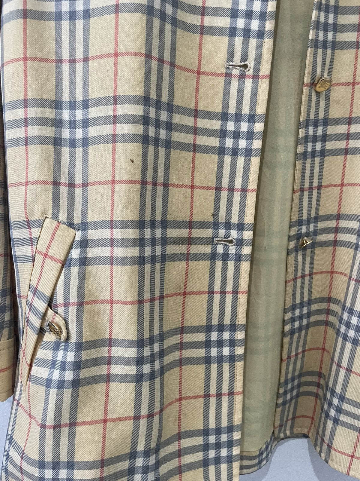 Burberry 🌞 vintage🚨 BURBERRY Check Light Jacket 🎩🤍 Size US M / EU 48-50 / 2 - 7 Thumbnail