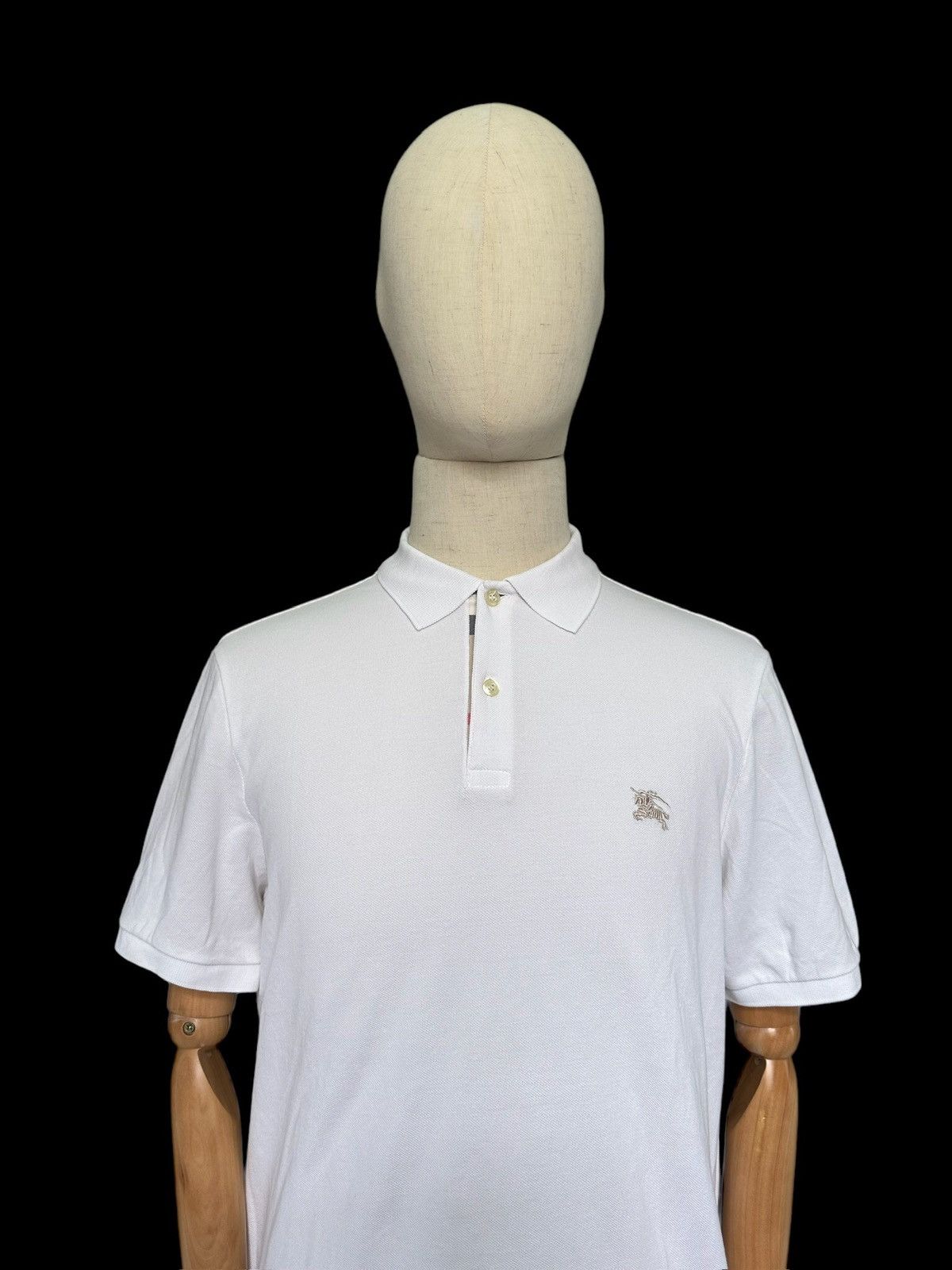 Burberry Burberry Brit white polo tee Size US M / EU 48-50 / 2 - 2 Thumbnail