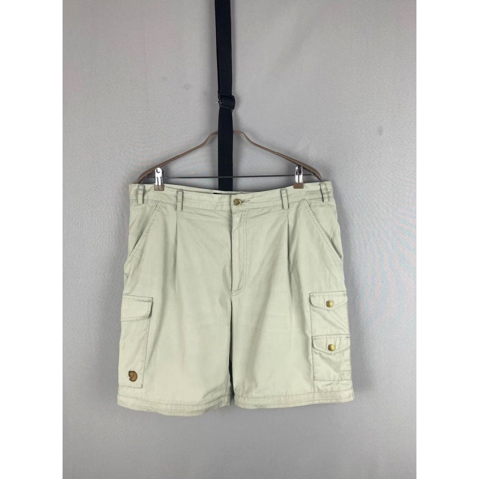 Vintage Fjallraven G1000 Mens Trousers Size 2XL Gray Cotton Belt Loop 2 In 1 Pant Size US 39 - 4 Thumbnail