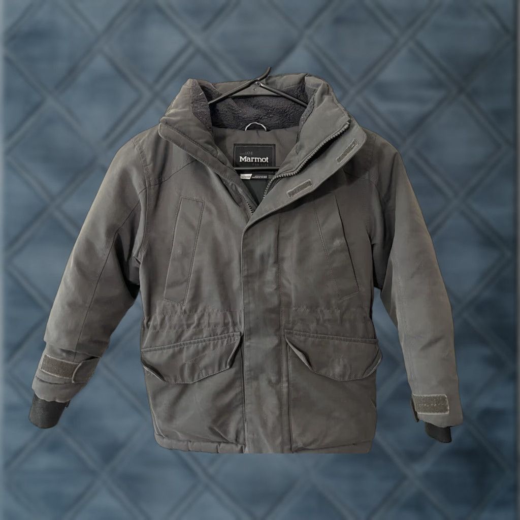 Marmot Marmot Women's 700 Duck Down Fill Hooded Jacket Gray Size XS Full Zip Size XS / US 0-2 / IT 36-38 - 1 Thumbnail