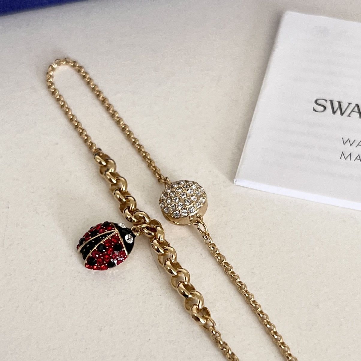 Swarovski Swarovski ladybug pavé charm bracelet Size ONE SIZE - 13 Thumbnail