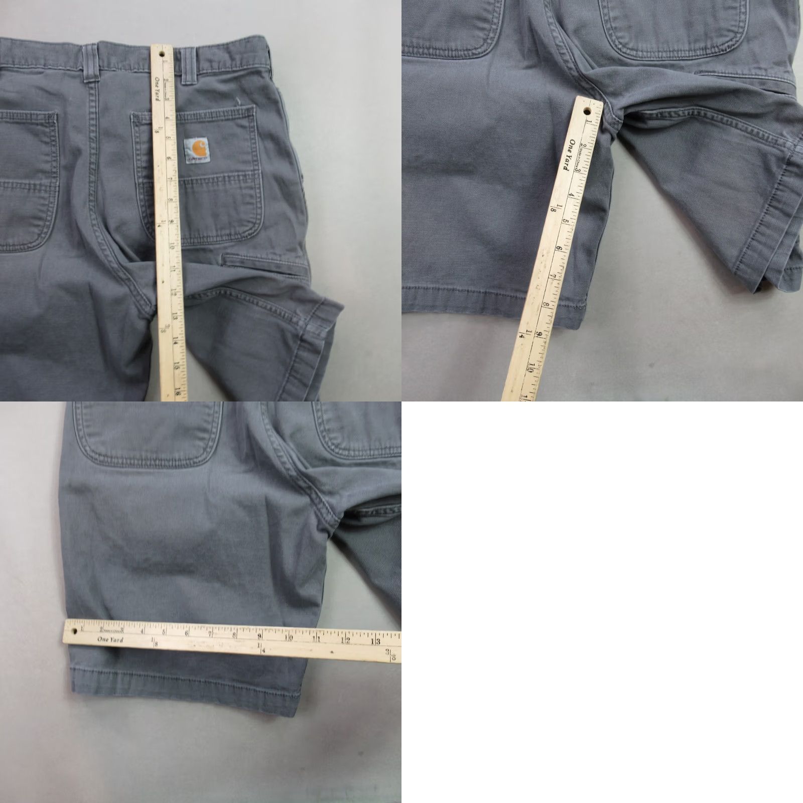 Carhartt Carhartt Shorts Mens 34 Lightweight Outdoor Pockets Relaxed Fit Cargo Gray Size US 30 / EU 46 - 8 Thumbnail