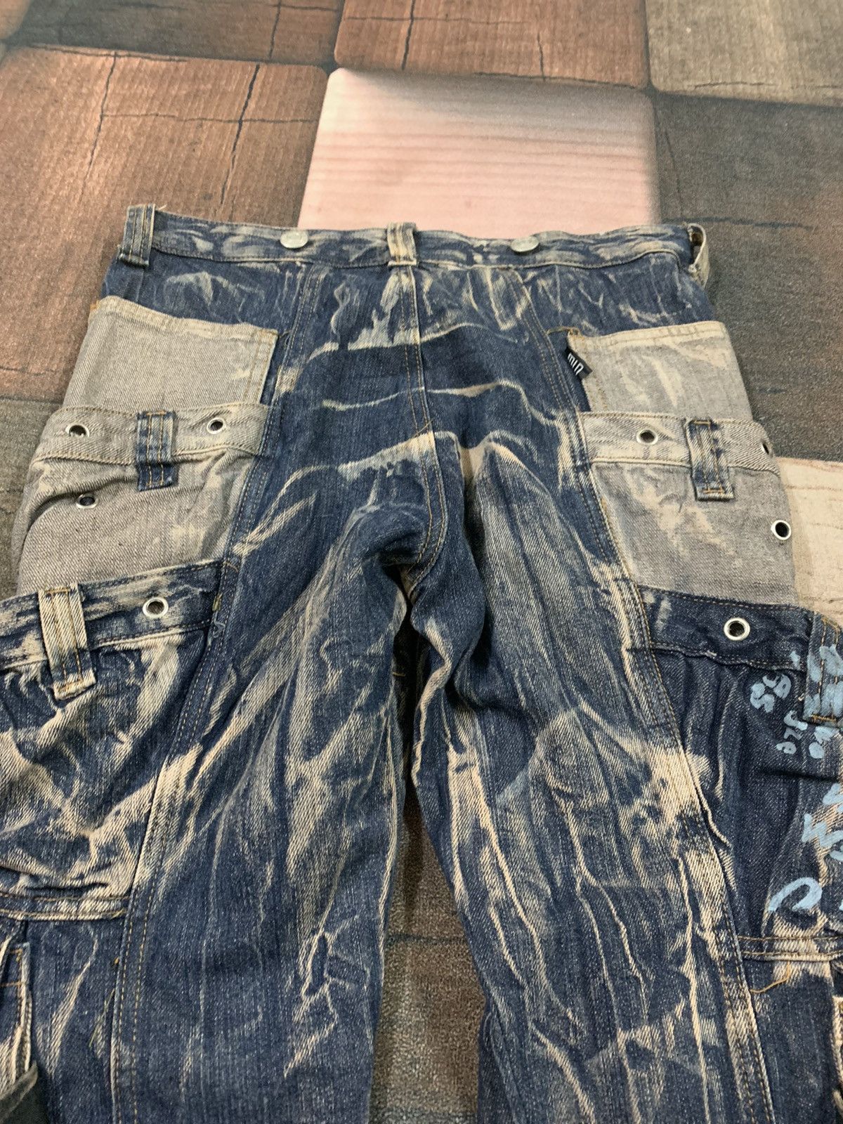14th Addiction SUPER CRAZY rusty faded bondage style cargo Size US 31 - 11 Thumbnail