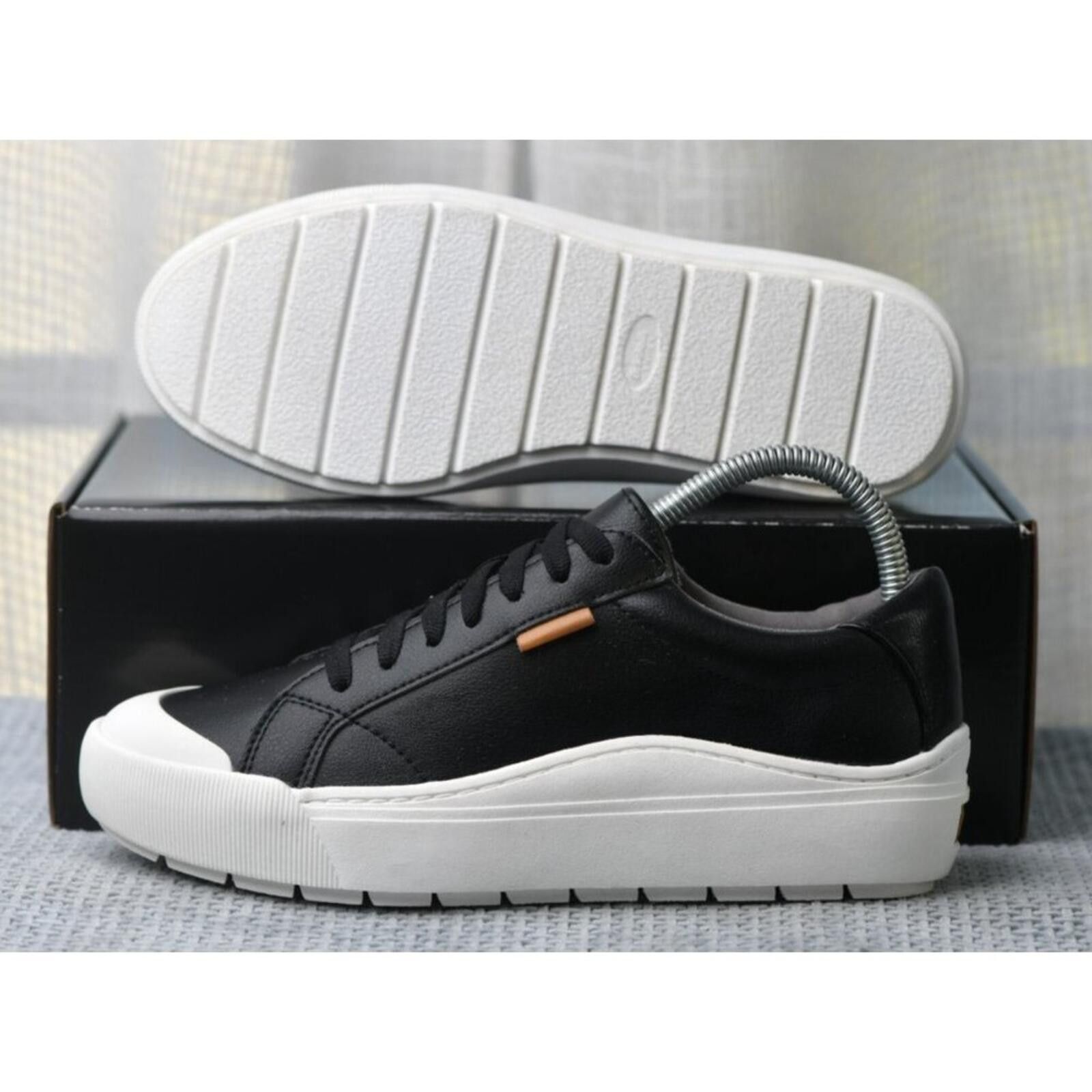 Other Dr. Scholl's Women's Time Off Sneaker | Leather | Black Size US 7.5 / IT 37.5 - 7 Thumbnail