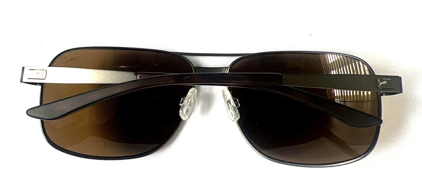 Puma Puma PU0101S 002 Blade Gray Square Sunglasses 62-15 135 New Size ONE SIZE - 4 Thumbnail