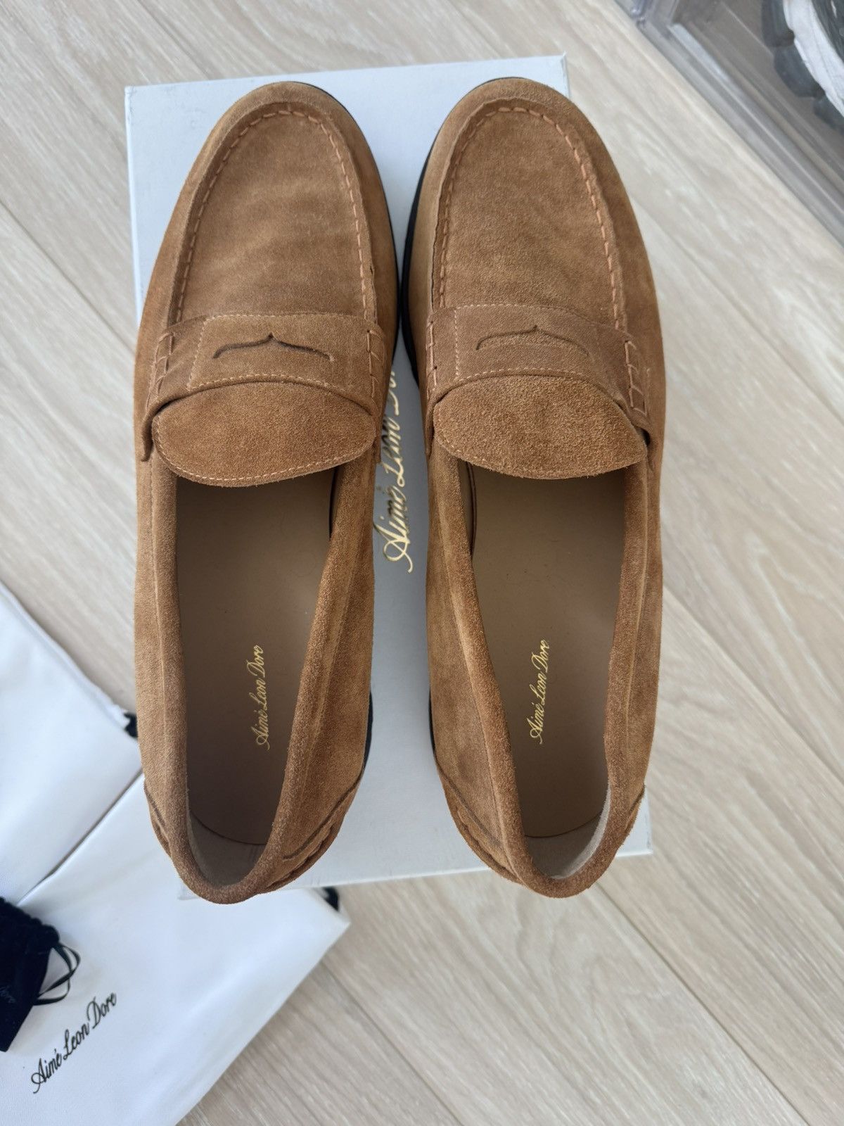 Suede Queens Crest Loafer – Aimé Leon Dore EU Aime Leon Dore