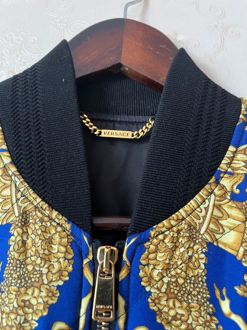 Versace Versace Cotton jacket top Size US L / EU 52-54 / 3 - 3 Thumbnail
