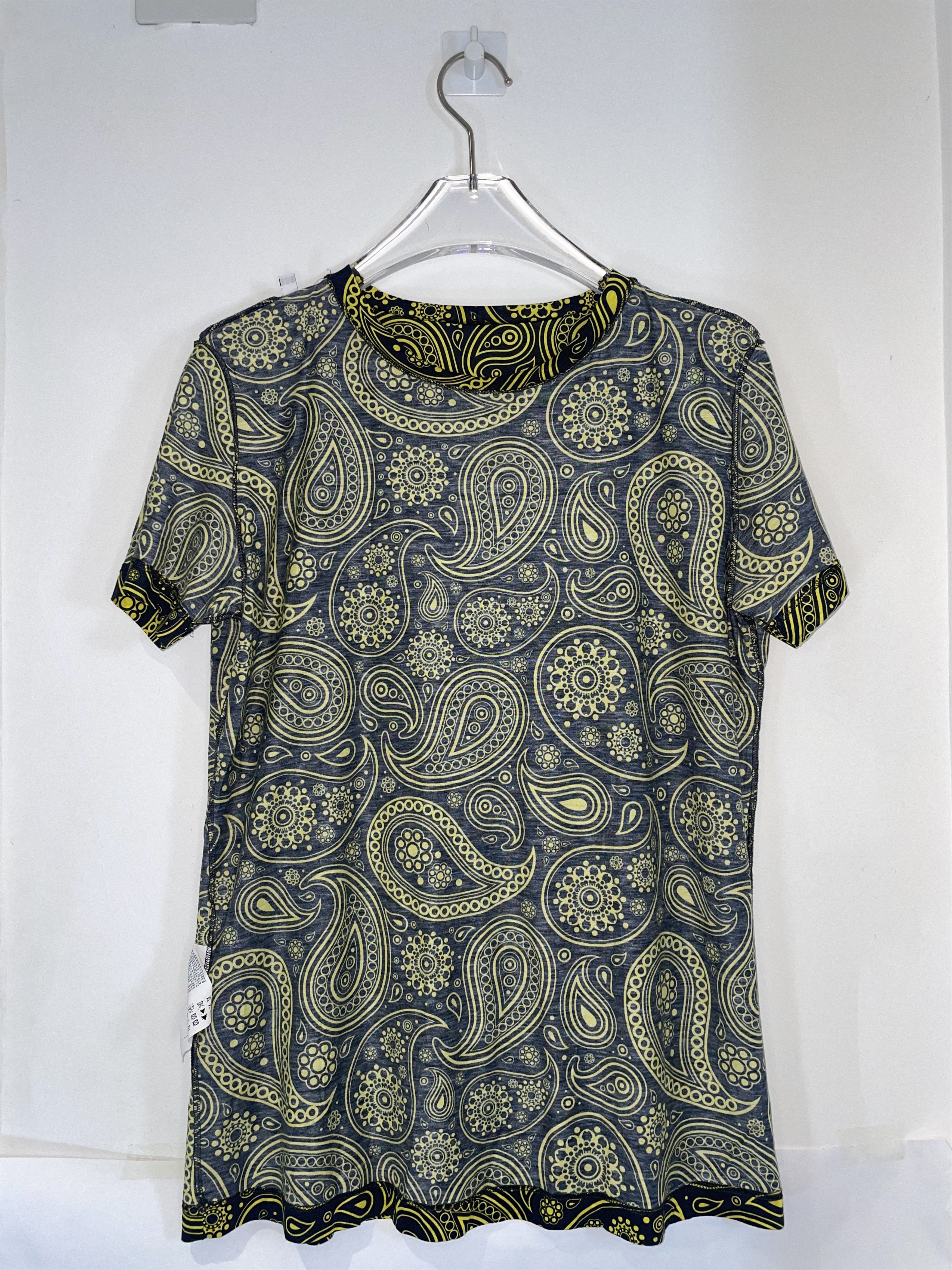 Jil Sander × Raf Simons Jil Sander by Raf Simons | SS 2012 Paisley Tshirt | Medium Size M / US 6-8 / IT 42-44 - 3 Thumbnail