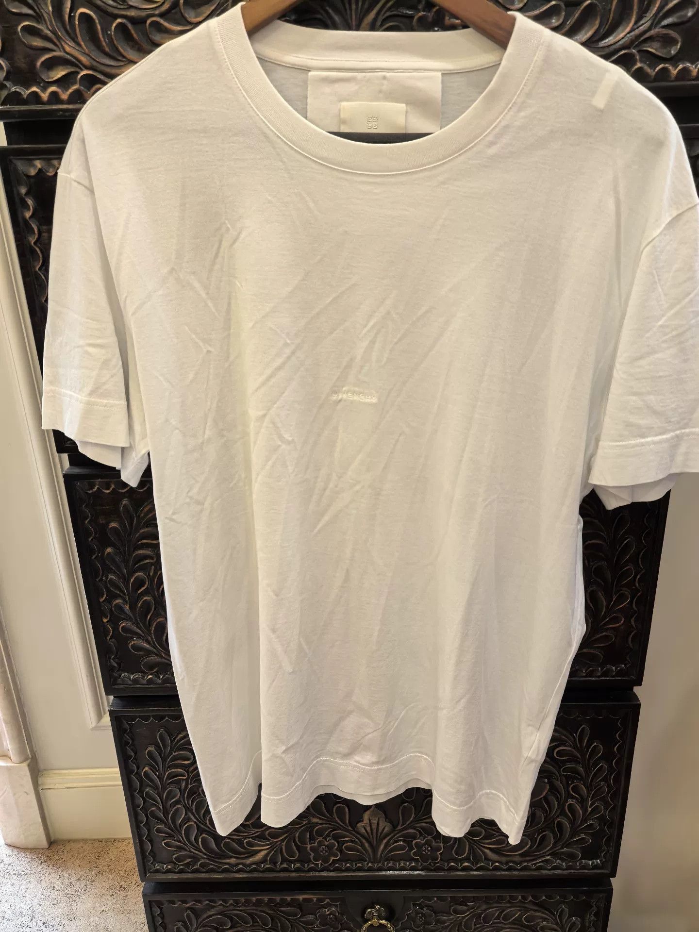 Givenchy Givenchy White Short-Sleeve T-Shirt Size US XL / EU 56 / 4 - 1 Thumbnail