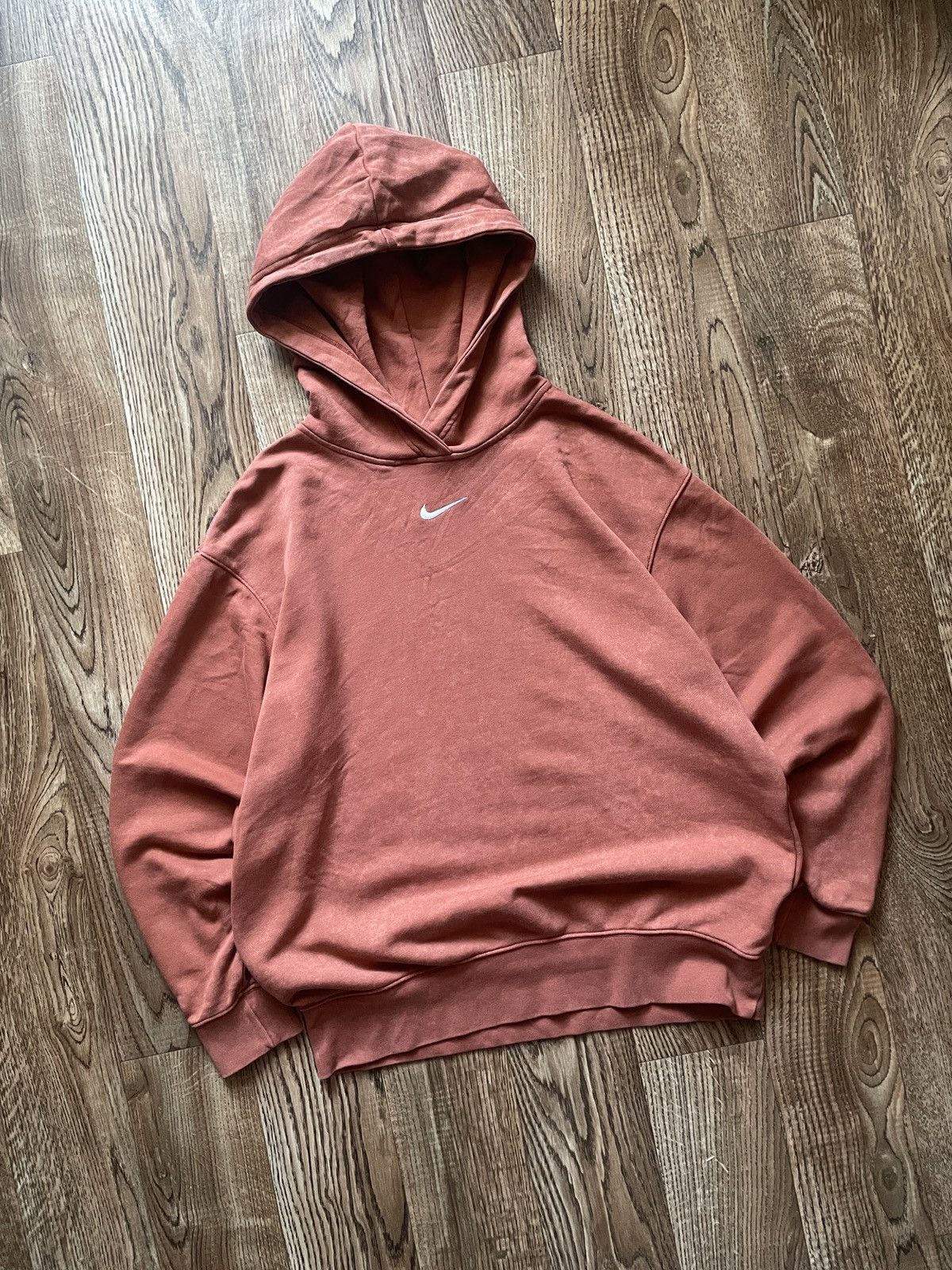 Nike Vintage Center Swoosh Nike Hoodie 90S Size US M / EU 48-50 / 2 - 2 Thumbnail