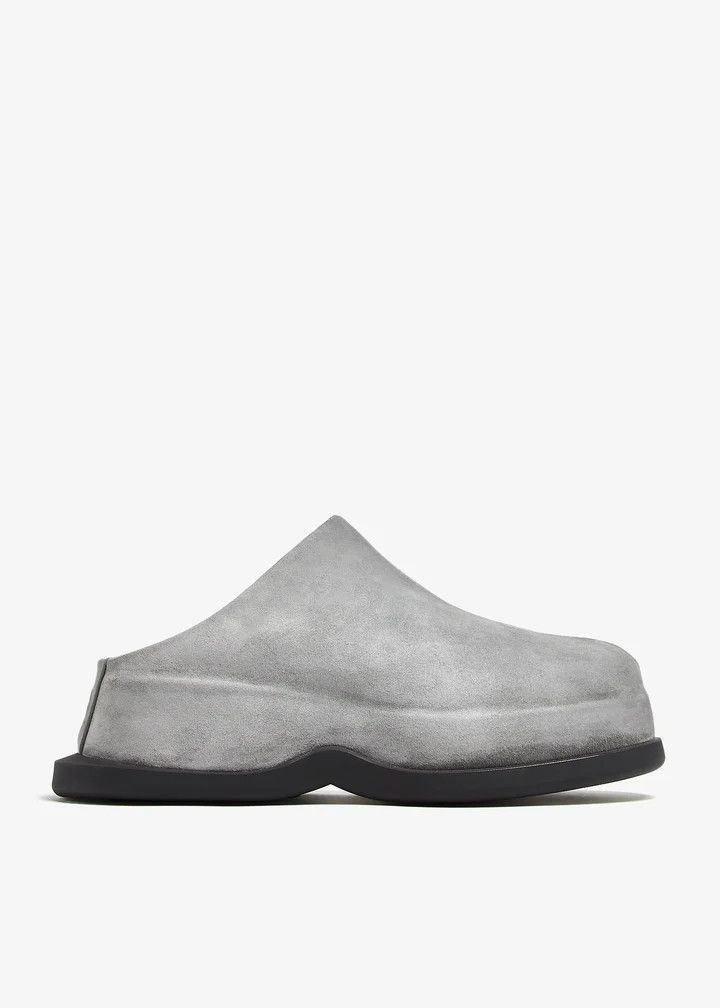Alexander McQueen o1w1db10925 Wave Mule in Grey Size US 12 / EU 45 - 1 Thumbnail