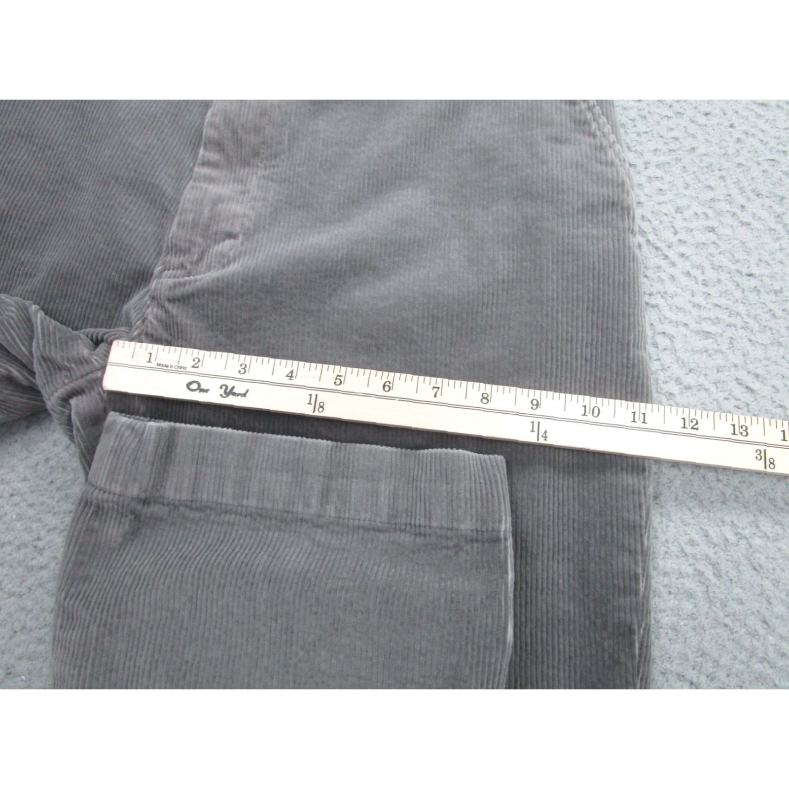 Polo Ralph Lauren Pants Mens 34x32 Gray Corduroy Stretch Classic Fit Chino Casual