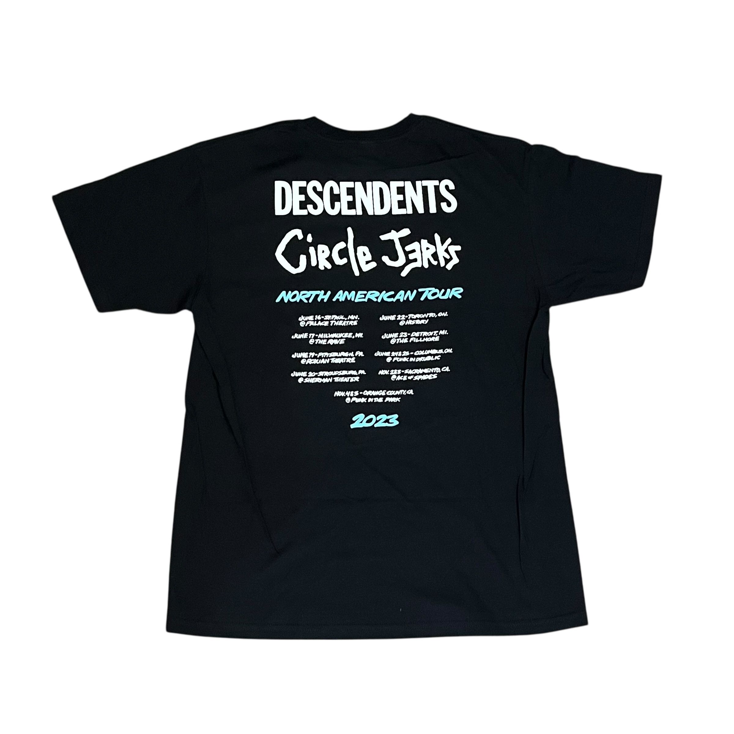 Gildan Circle Jerks x Decendents 2024 Tour T Shirt Size US L / EU 52-54 / 3 - 5 Thumbnail