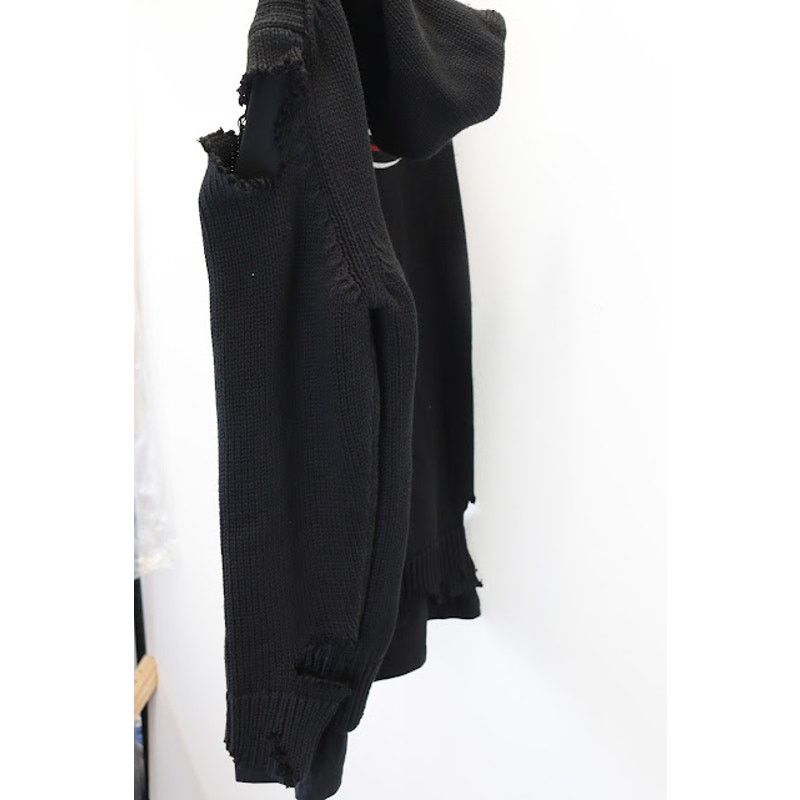 Balenciaga o1rshd1 Political Campaign Distressed Logo Cotton Hoodie Size US XS / EU 42 / 0 - 14 Thumbnail