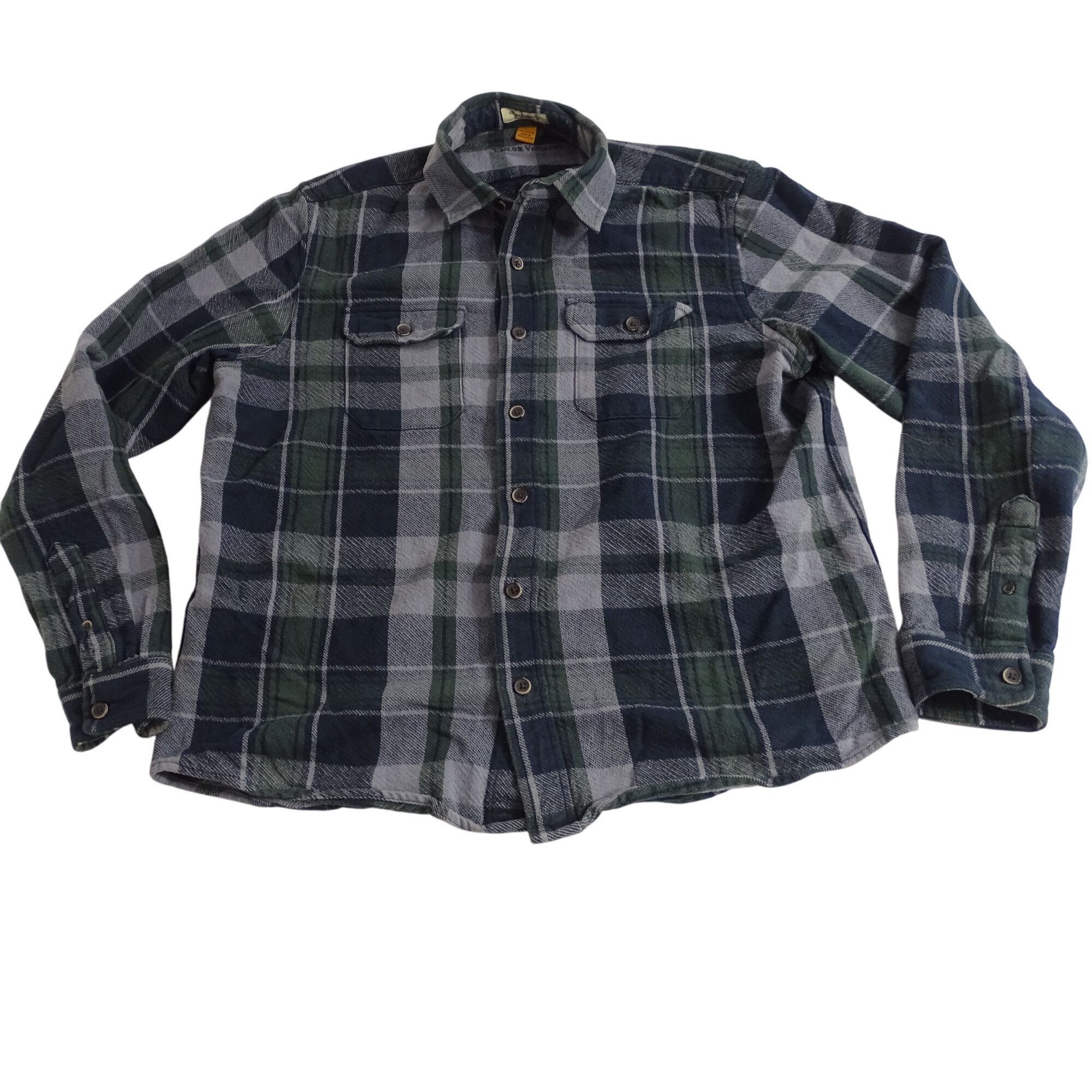 Other Connecticut Originals Tailor Vintage Blue Green Plaid Size US L / EU 52-54 / 3 - 1 Thumbnail