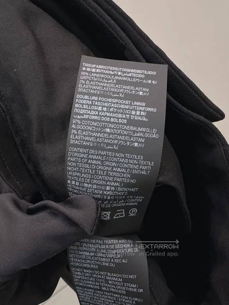 Saint Laurent Paris Saint Laurent Paris Black Flared Pants Size 35" - 5 Thumbnail