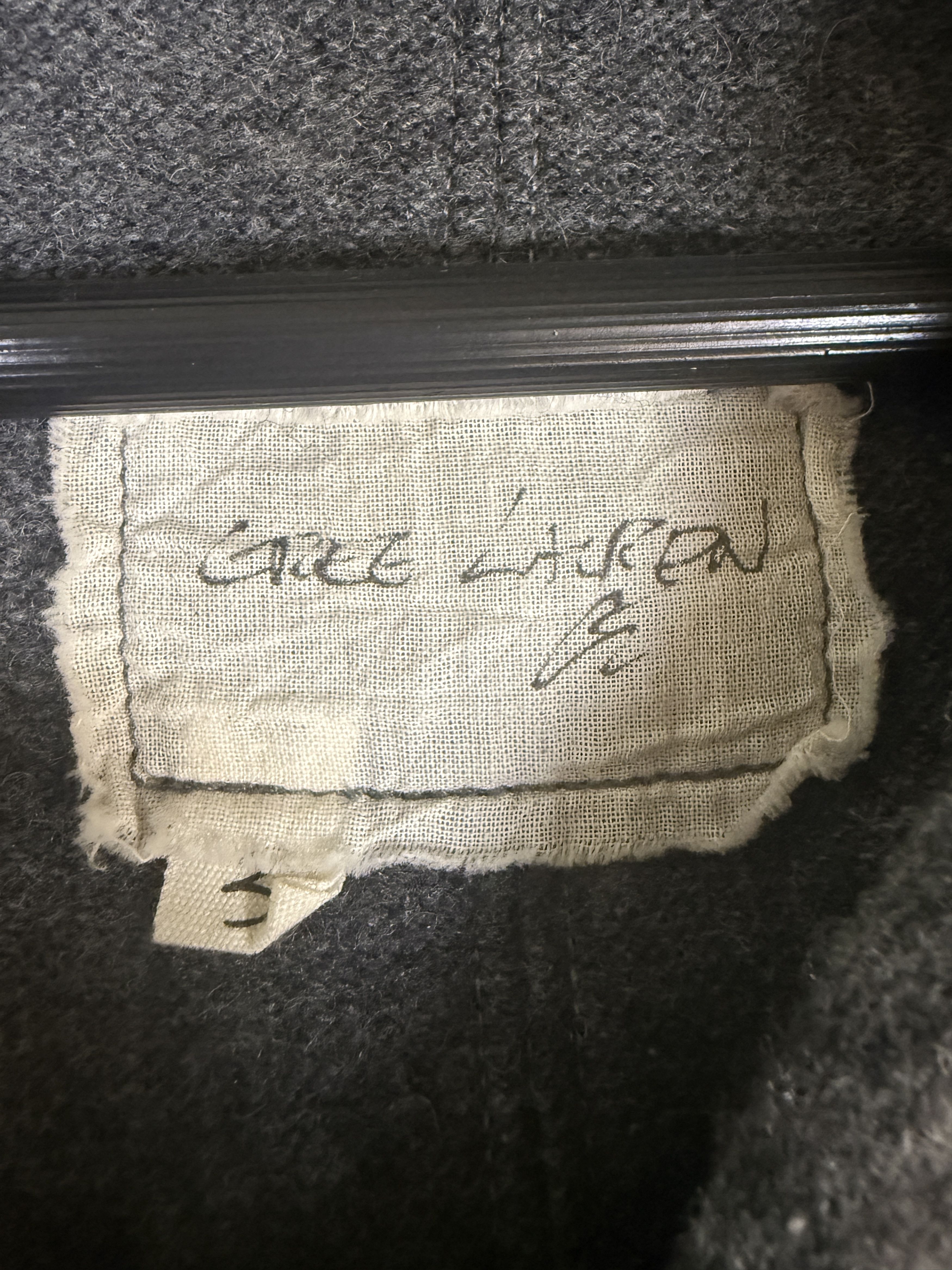 Greg Lauren $950 Greg Lauren SAMPLE Grey Wool Drop Hoodie Size US L / EU 52-54 / 3 - 3 Thumbnail