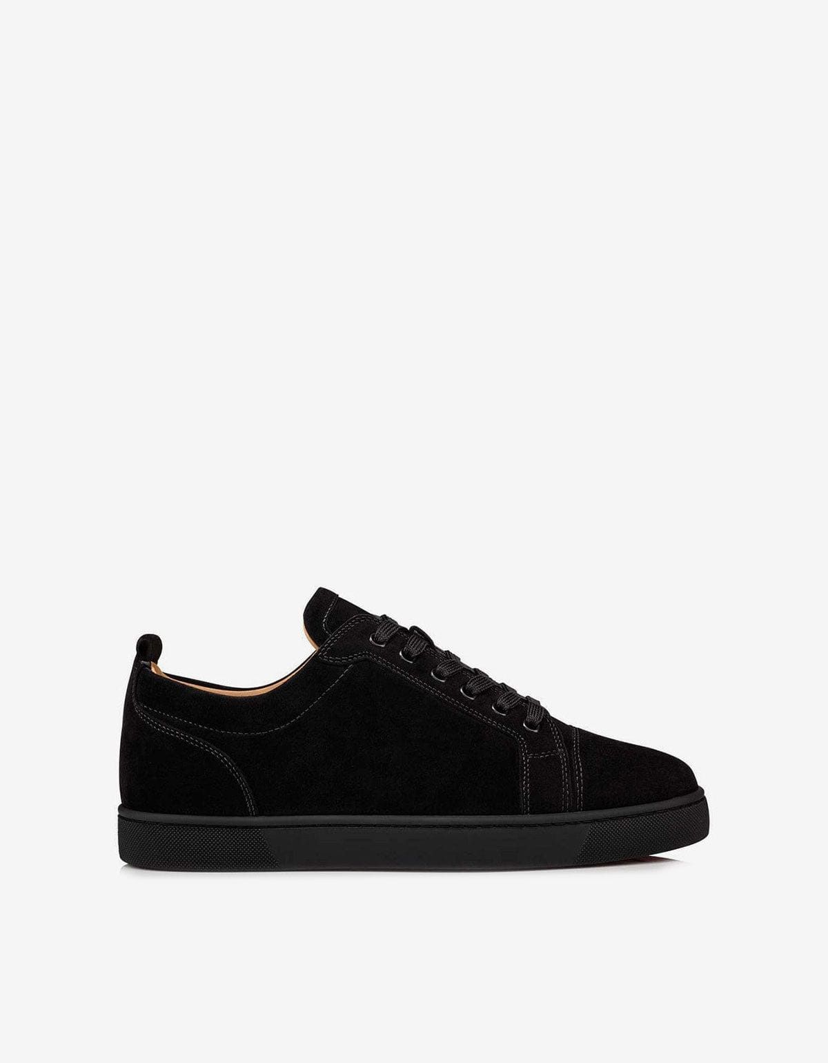 Christian Louboutin Christian Louboutin Louis Junior Black Suede Trainers Size US 11.5 / EU 44-45 - 2 Thumbnail