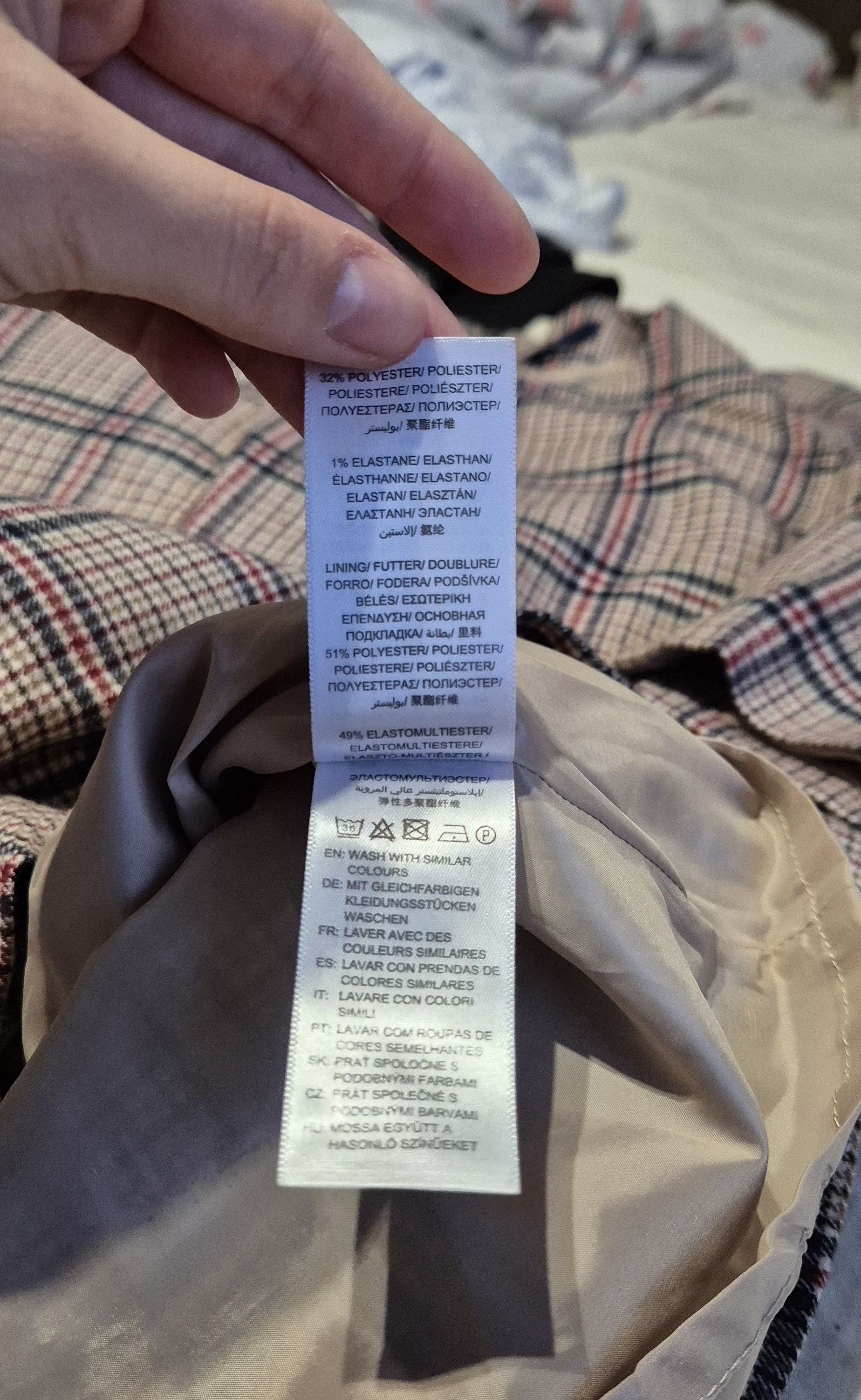 Gant Checked dress with wool Size XS / US 0-2 / IT 36-38 - 3 Thumbnail