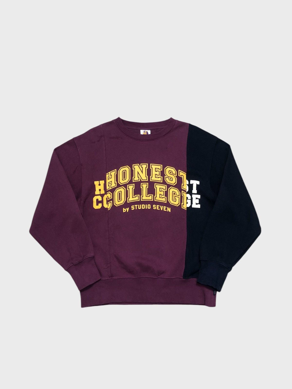 Nigo Honest College by Studio Seven Crewneck Split Sweatshirt Size US M / EU 48-50 / 2 - 1 Thumbnail