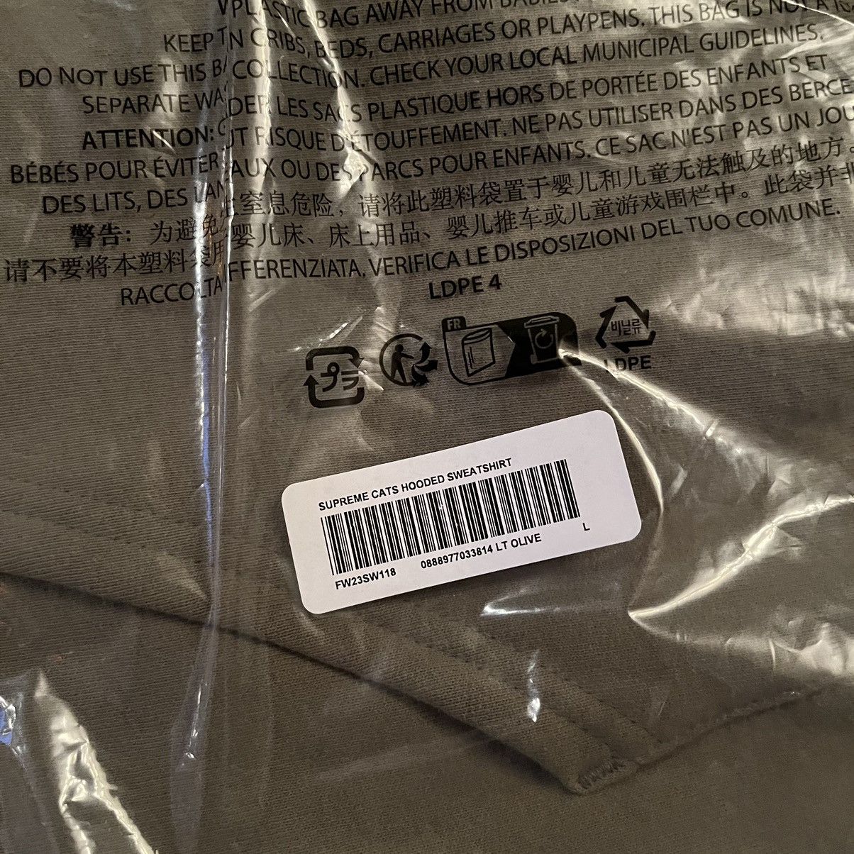 Supreme Supreme Catwoman Hooded Sweatshirt Hoodie Light Olive Large Size US L / EU 52-54 / 3 - 4 Thumbnail