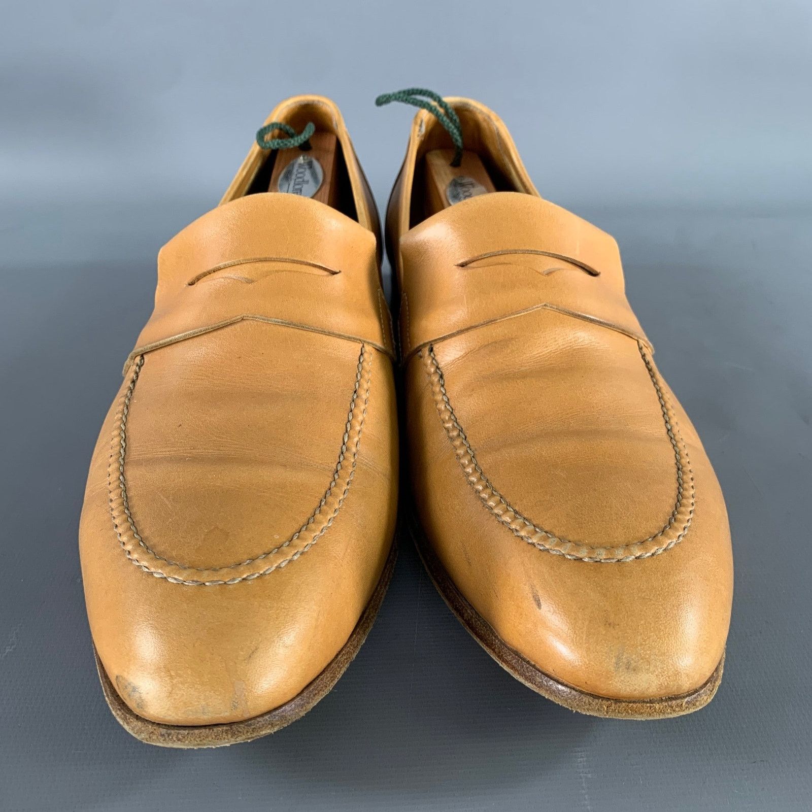 John Lobb JOHN LOBB Size 9 Tan Leather Penny Loafers Size US 9 / EU 42 - 4 Thumbnail