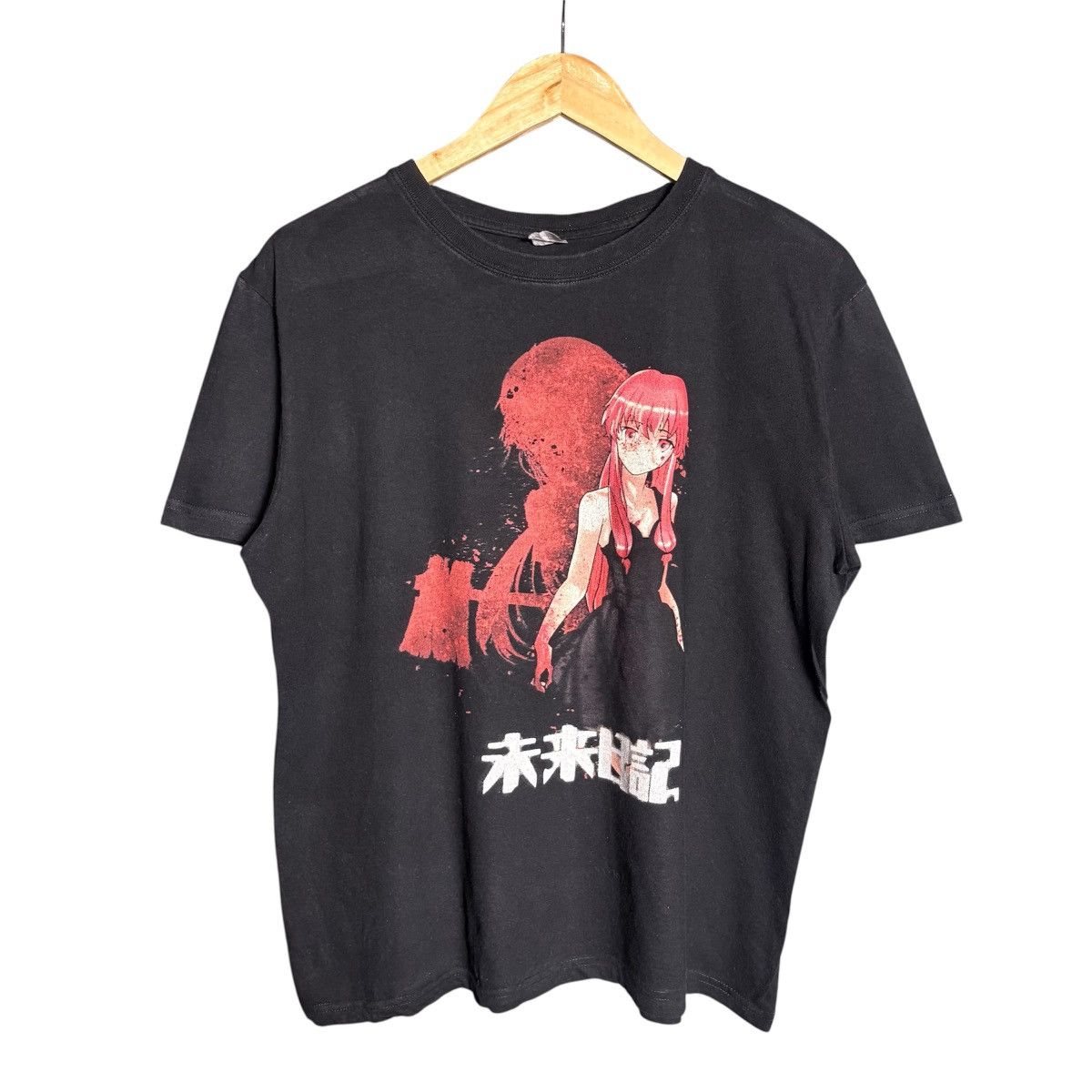 Anime Vintage Y2K Mirai Nikki Anime Tee Size US M / EU 48-50 / 2 - 1 Thumbnail