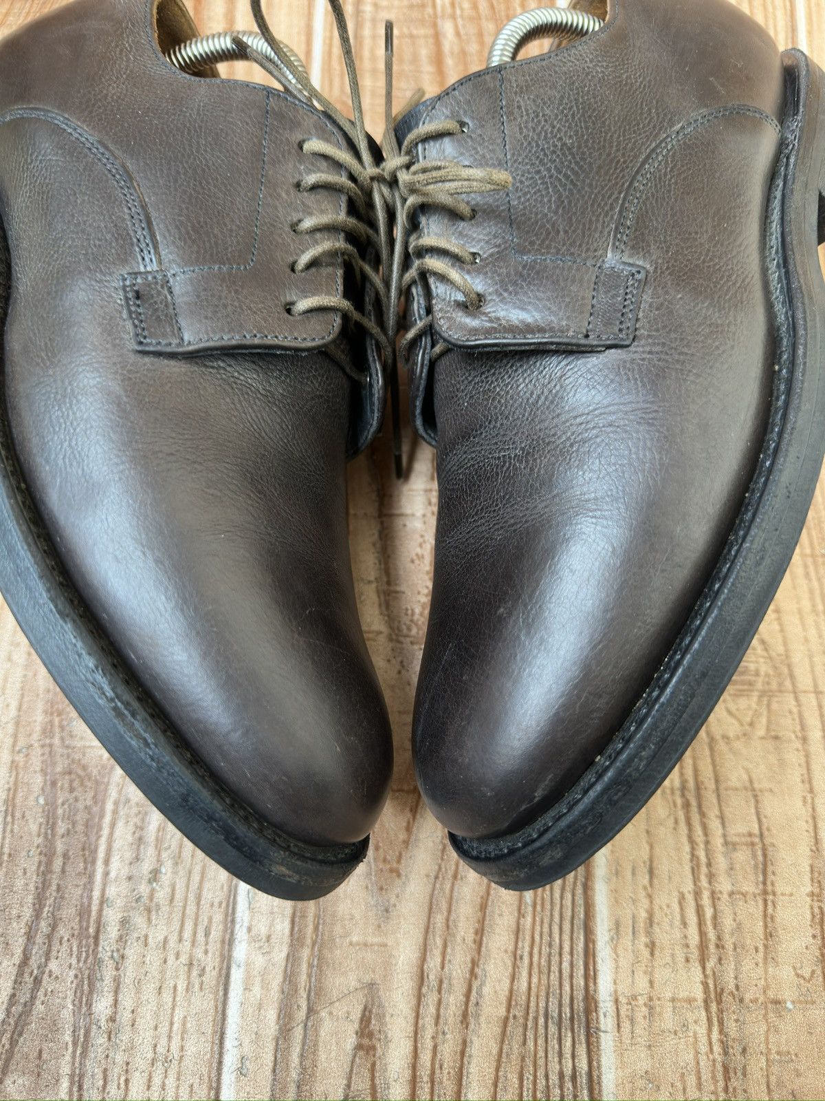 Viberg Viberg Dark Brown Derby Boots. Size US 7 / EU 40 - 5 Thumbnail