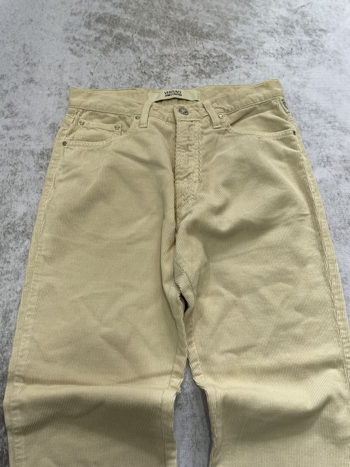 Versace × Vintage 2000s versace corudroy y2k style Size US 28 / EU 44 - 2 Thumbnail
