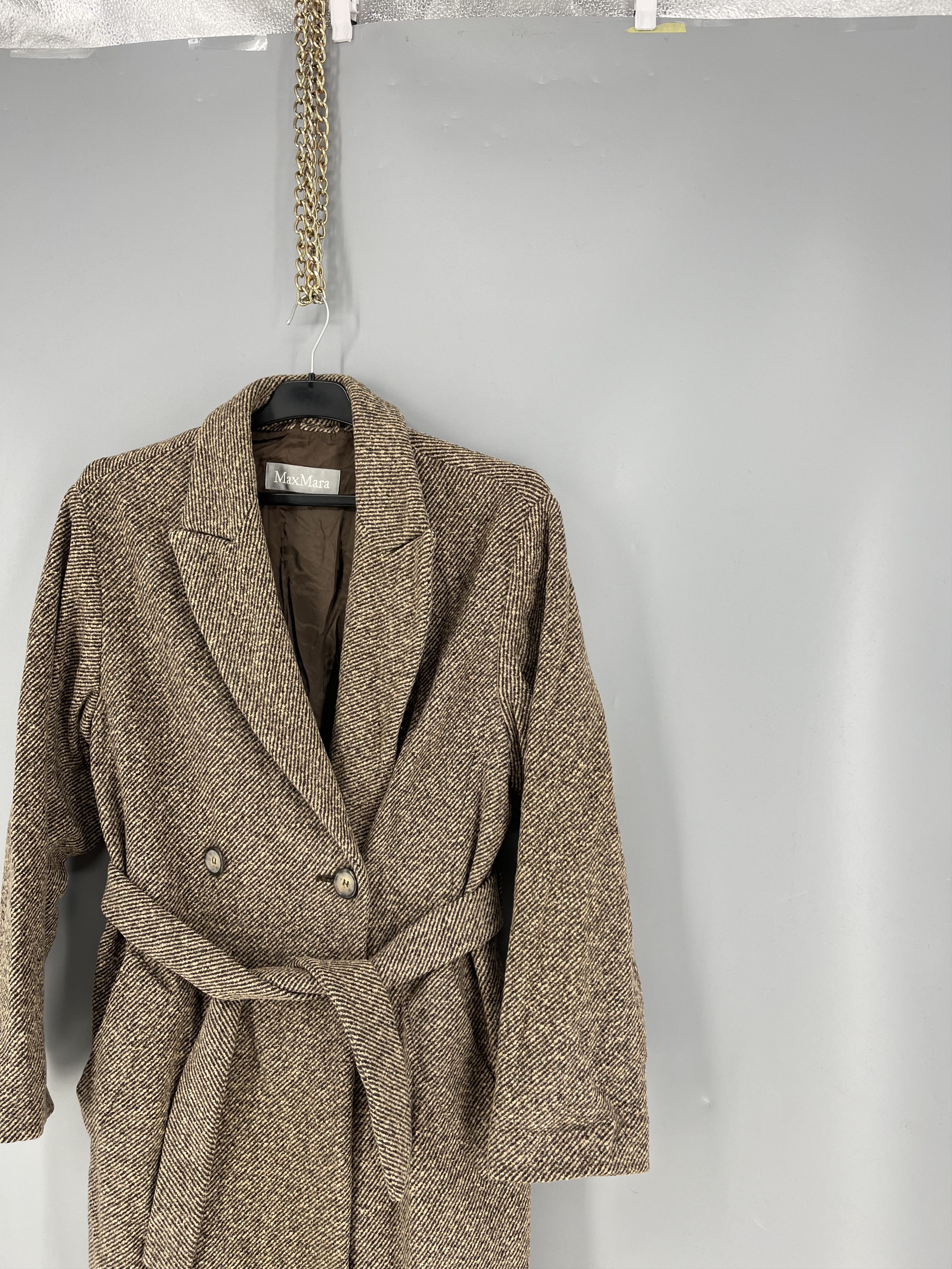 Max Mara MaxMara Cashmere Wool Blend Coat Size 6 Camel Long Overcoat Size S / US 4 / IT 40 - 7 Thumbnail