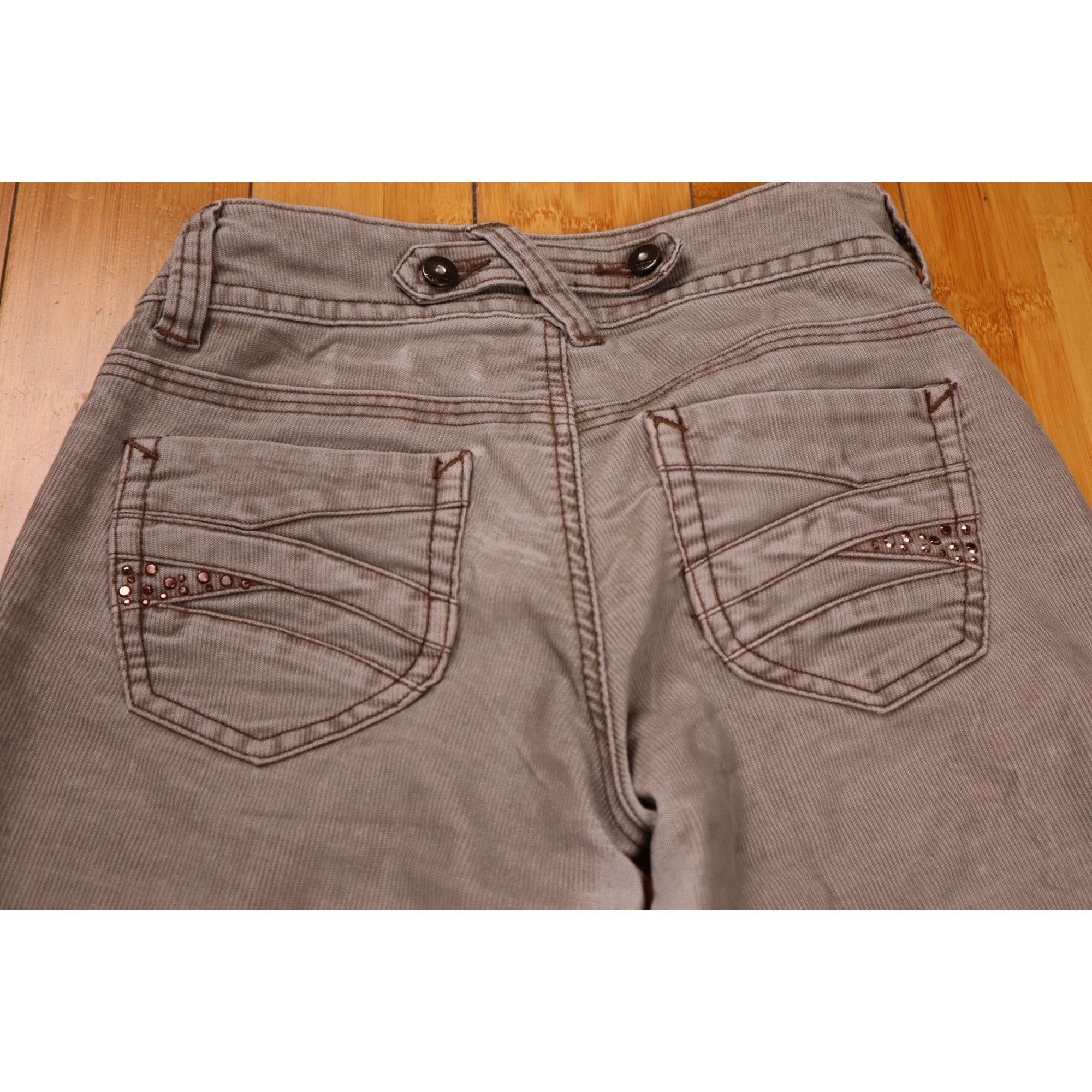 Other Ubfree Corduroy Flare Pants - Size 1 - Y2K Studio Wardrobe - Size 25" / US 0 / IT 36 - 7 Thumbnail
