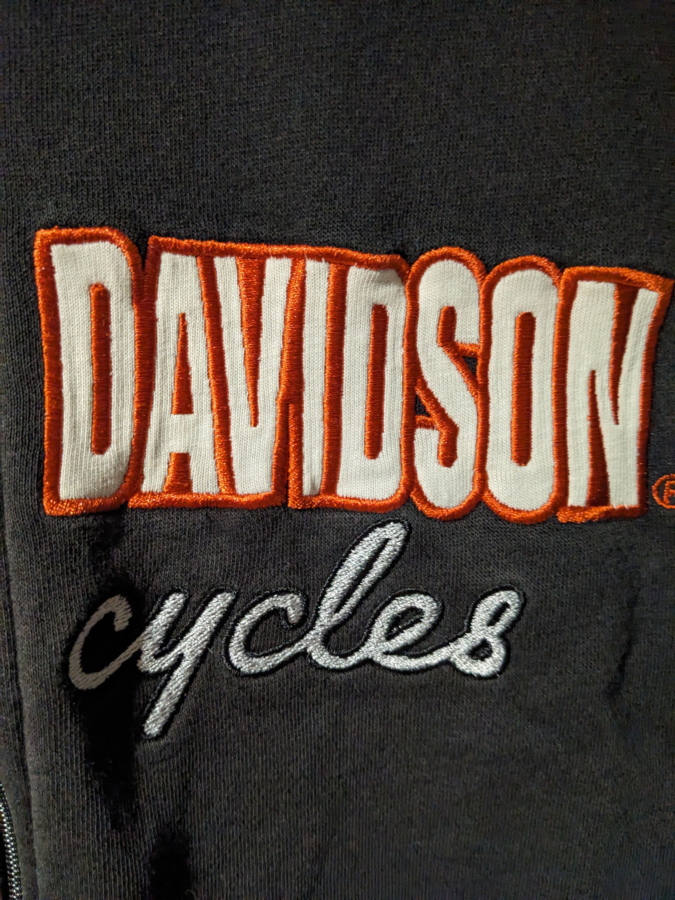 Harley Davidson × Vintage Vintage Y2K Harley Davidson Woman's Full Zip Hoodie Size M / US 6-8 / IT 42-44 - 3 Thumbnail
