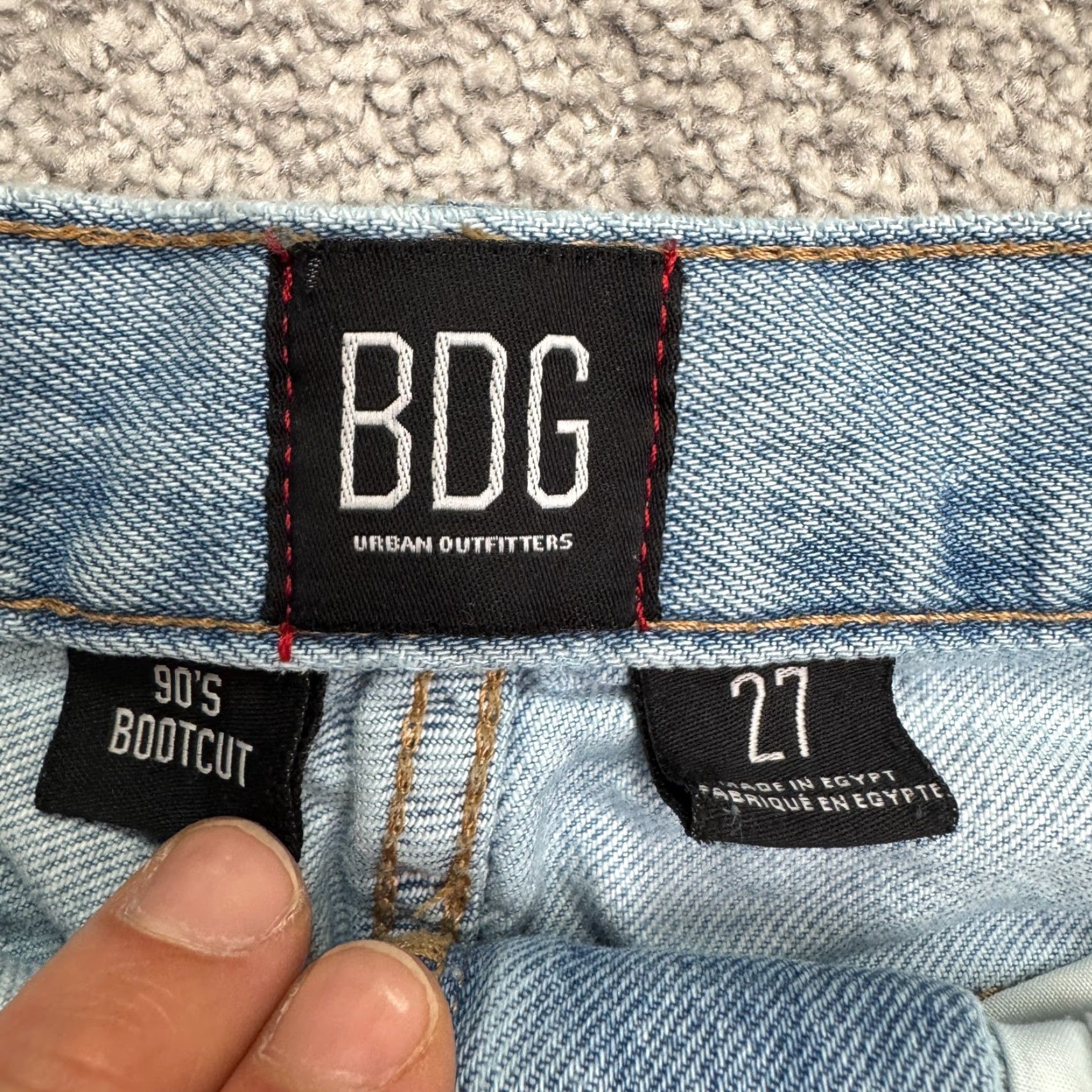 Bdg BDG Bootcut Jeans Womens 27 High Rise Light Wash Blue Denim Stretch 28x31 Size 27" / US 4 / IT 40 - 7 Thumbnail