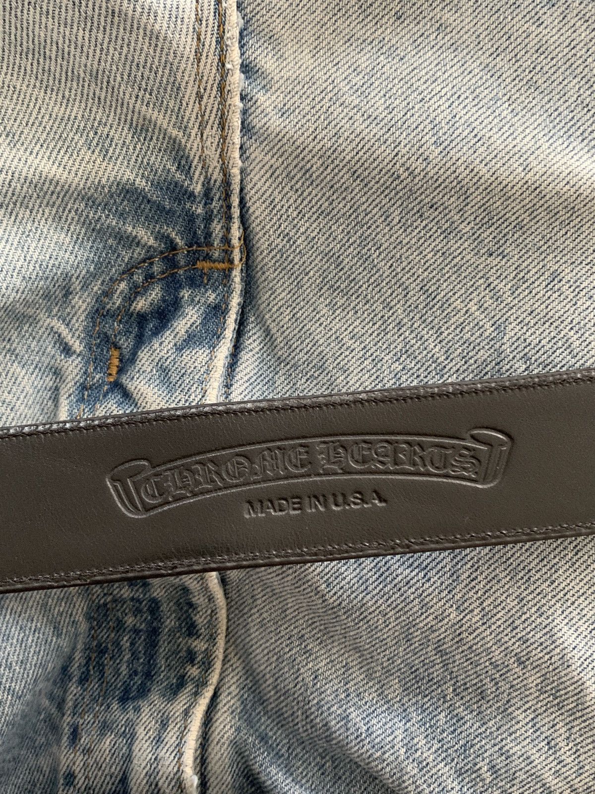 Chrome Hearts Chrome Hearts Gunslinger Belt 1.5” Size 36 - 11 Thumbnail
