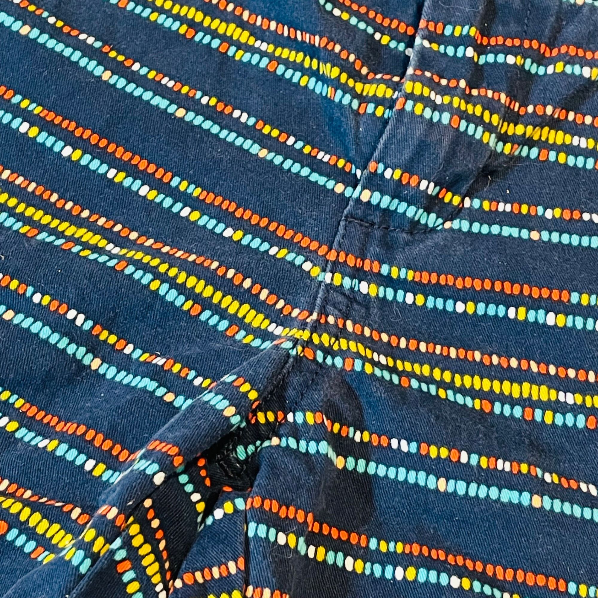 Merona Merona Womens Navy Dotted Cotton Shorts Size 4 Size 27" / US 4 / IT 40 - 4 Thumbnail