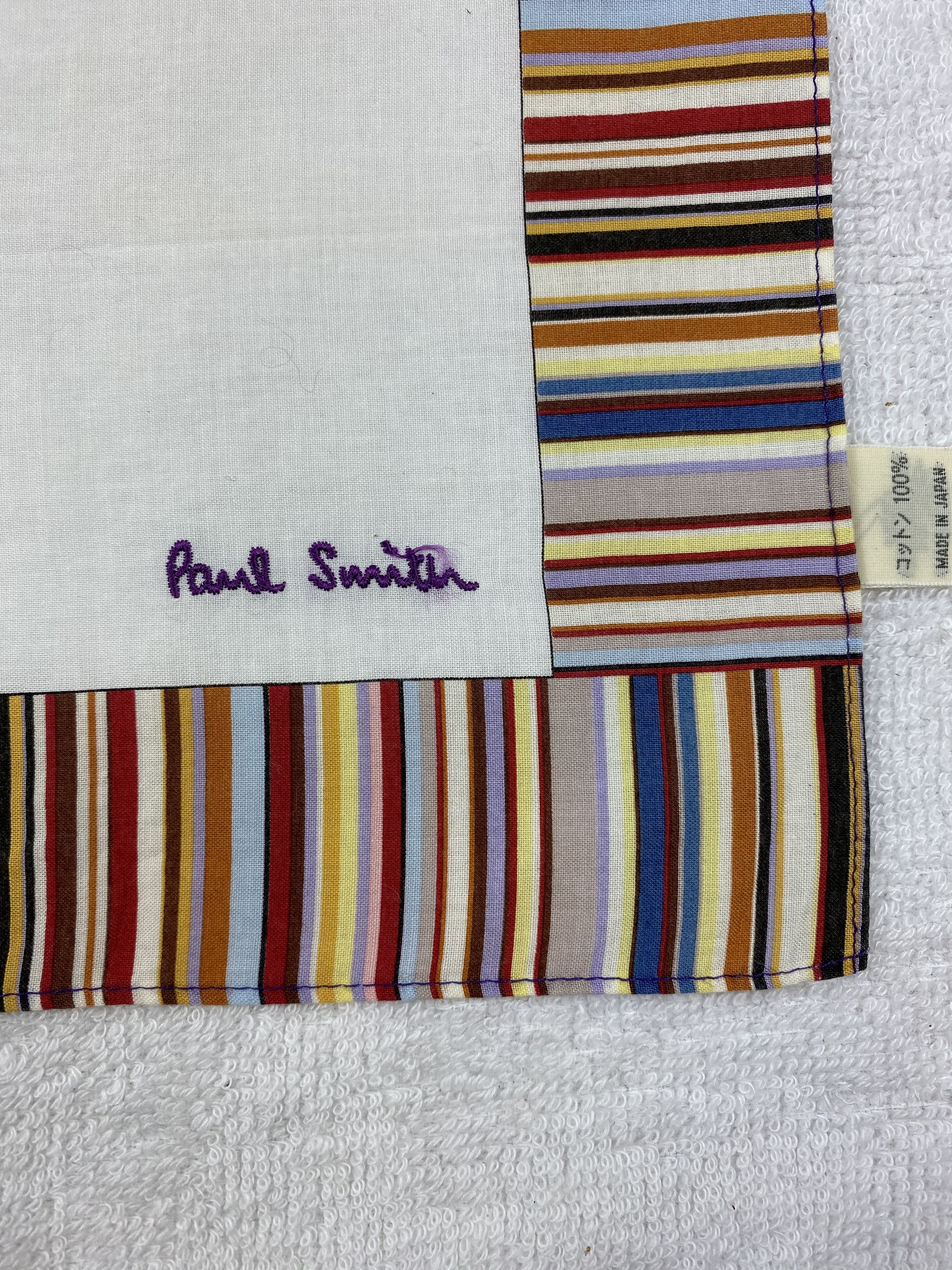Paul Smith × Vintage Paul Smith Handkerchief / Bandana / Neckerchief Size ONE SIZE - 5 Thumbnail