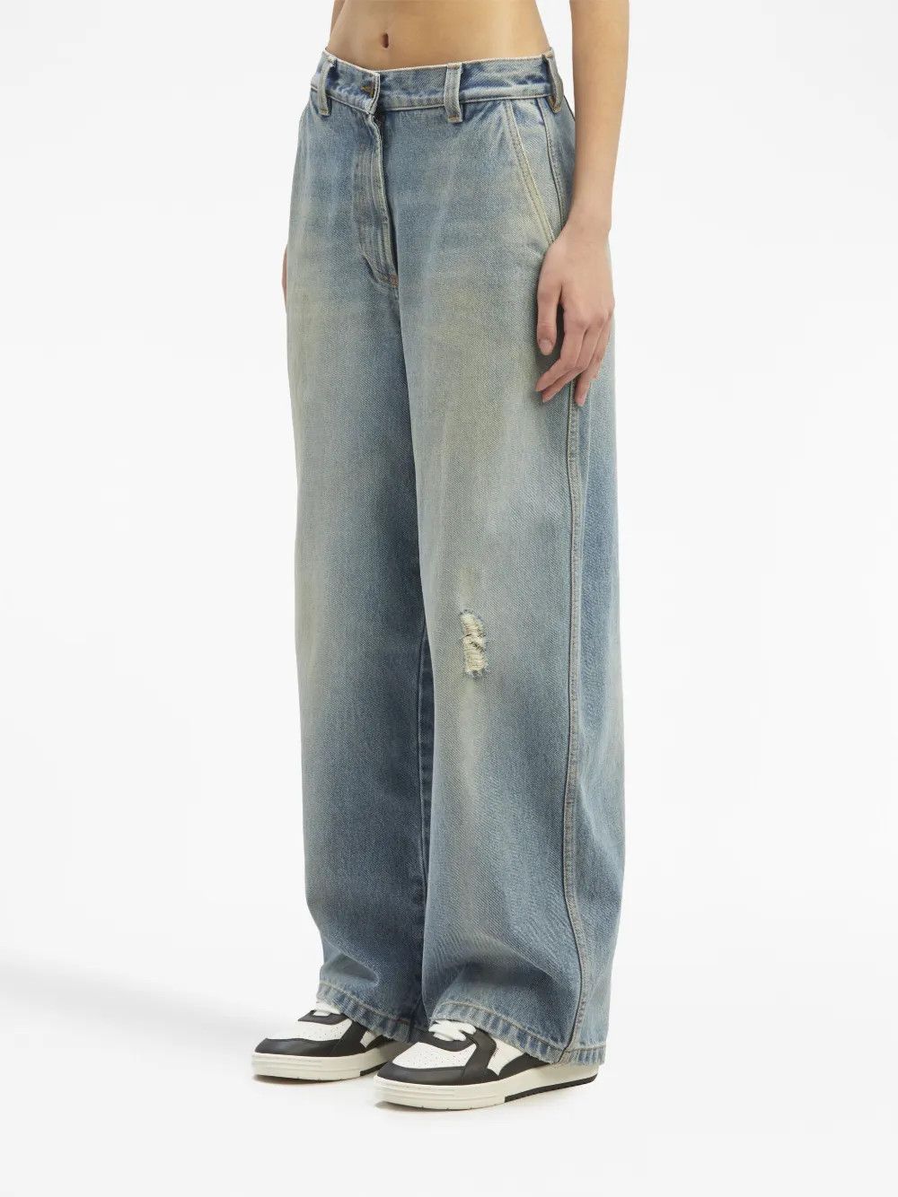 Palm Angels o1y1125 Denim Pant in Blue Size 25" / US 0 / IT 36 - 3 Thumbnail