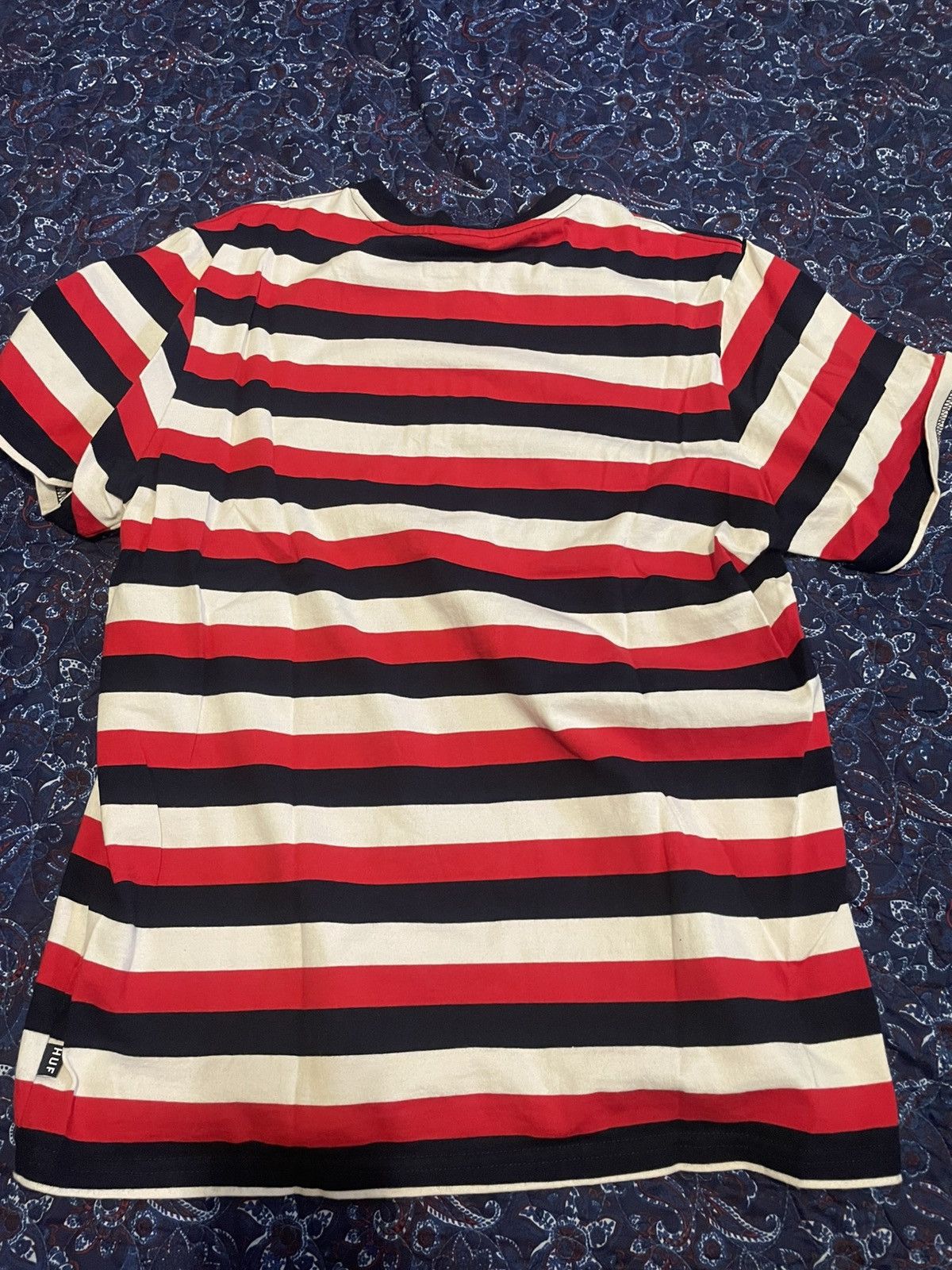 Huf Huf Striped Tee Size US L / EU 52-54 / 3 - 3 Thumbnail