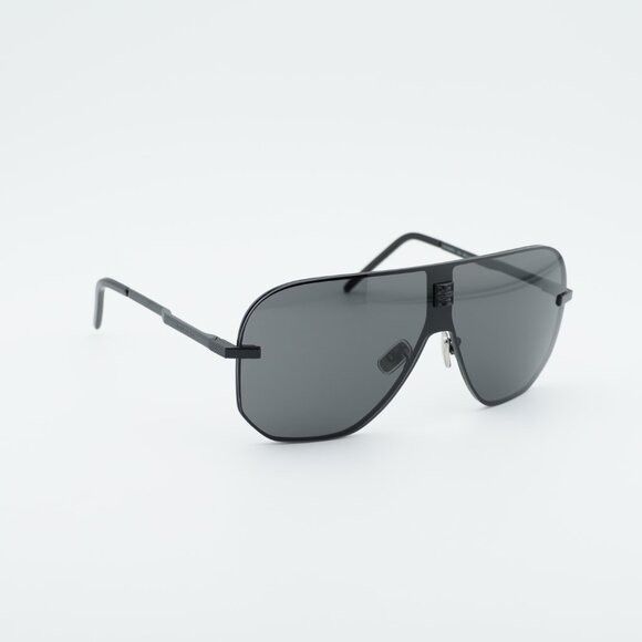 Givenchy Givenchy GV40087U 01A Sunglasses Shiny Black Shield Frame Size ONE SIZE - 1 Thumbnail