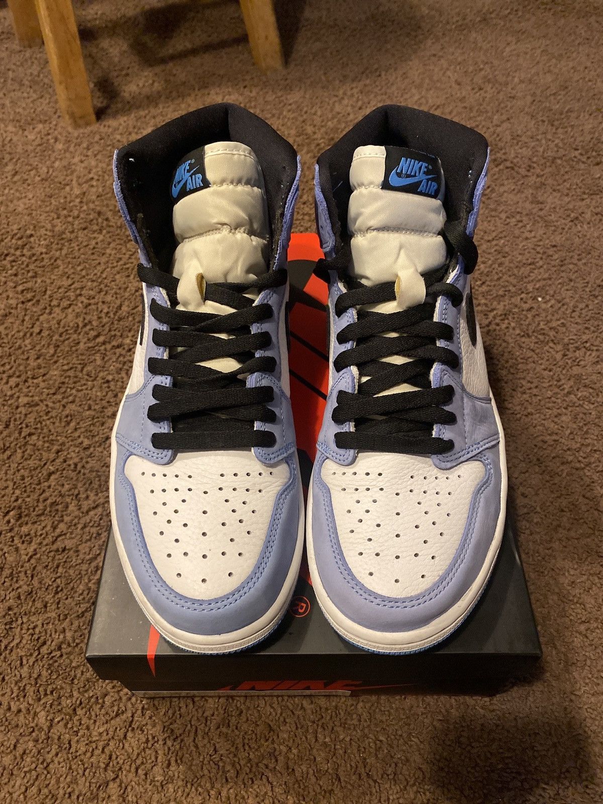 Jordan Brand Jordan one University blue Size US 9.5 / EU 42-43 - 5 Thumbnail