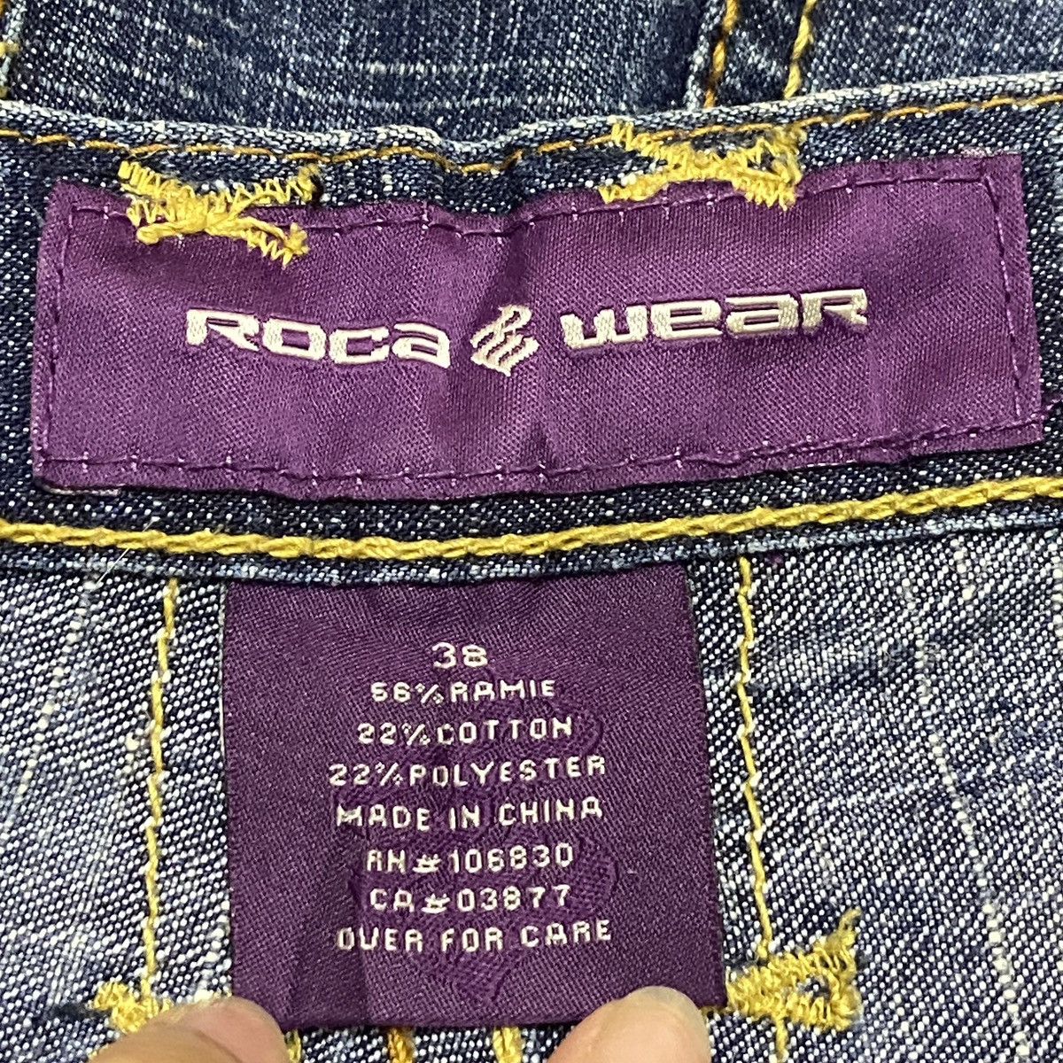 Rocawear Very Rare Vintage Brand Rocawear Patches Baggy Jeans 2000s Size US 38 / EU 54 - 11 Thumbnail