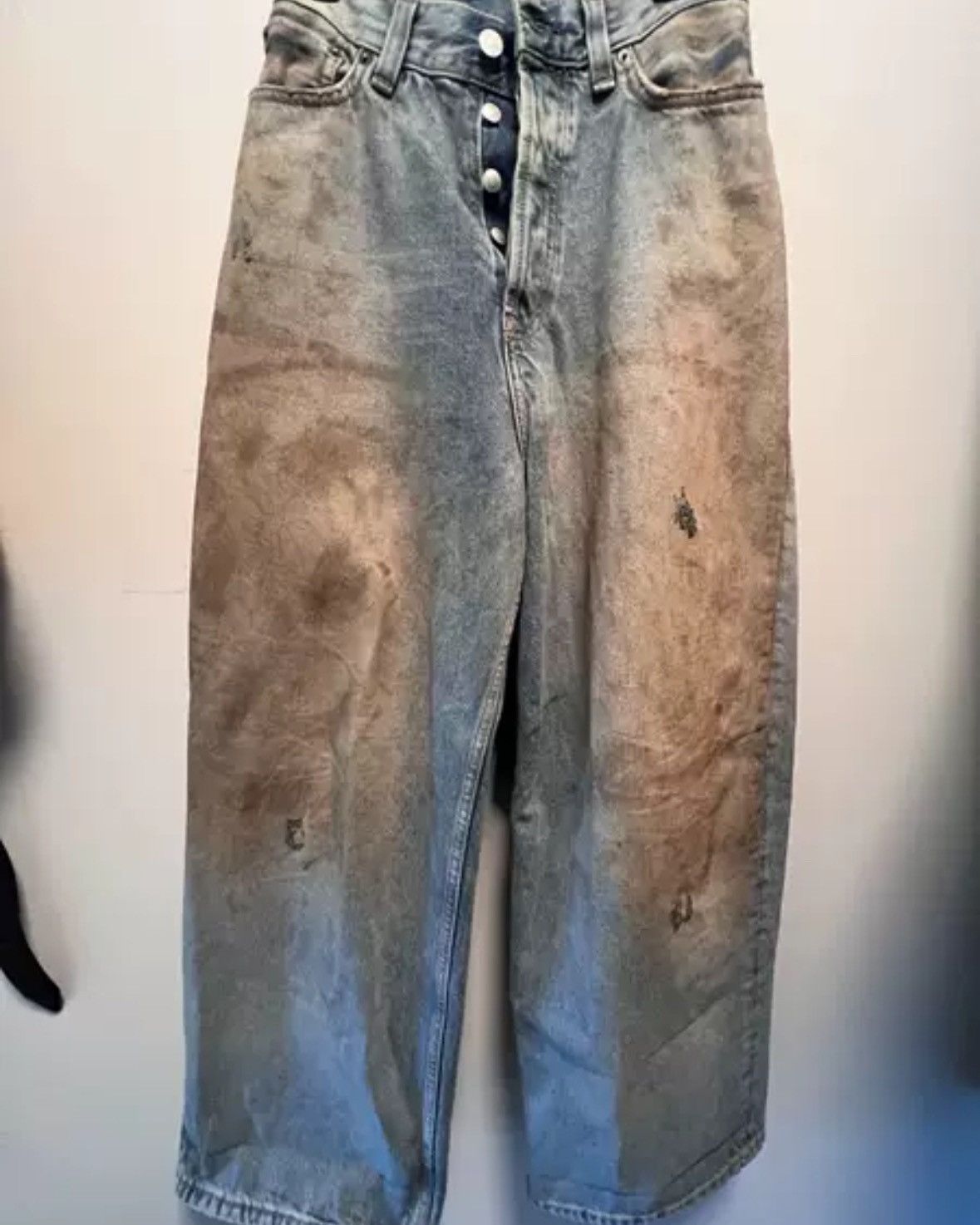 Acne Studios Acne studios Mud stained dirty jeans 2412-Nextarrow Size 25" / US 0 / IT 36 - 3 Thumbnail